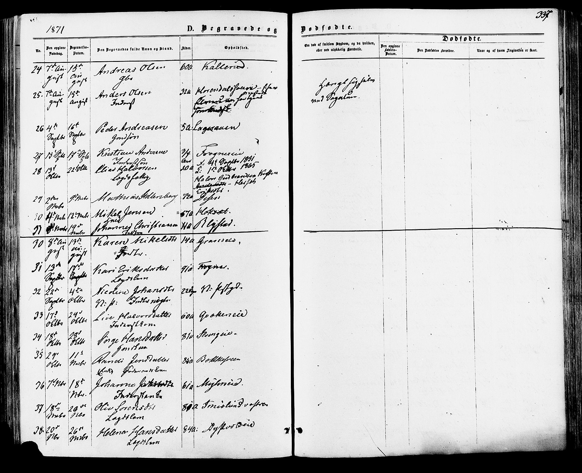 Vang prestekontor, Hedmark, SAH/PREST-008/H/Ha/Haa/L0015: Parish register (official) no. 15, 1871-1885, p. 337