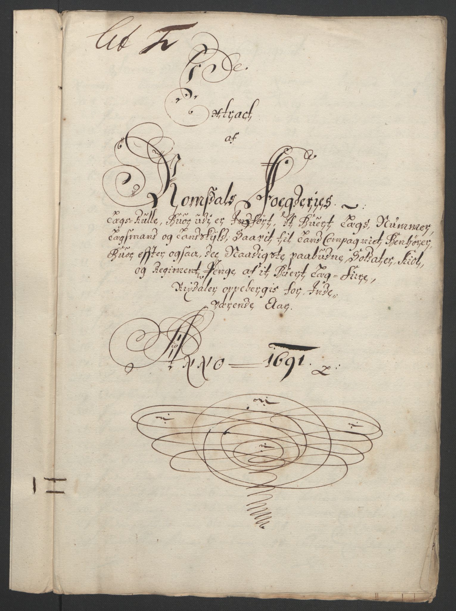 Rentekammeret inntil 1814, Reviderte regnskaper, Fogderegnskap, RA/EA-4092/R55/L3649: Fogderegnskap Romsdal, 1690-1691, p. 267