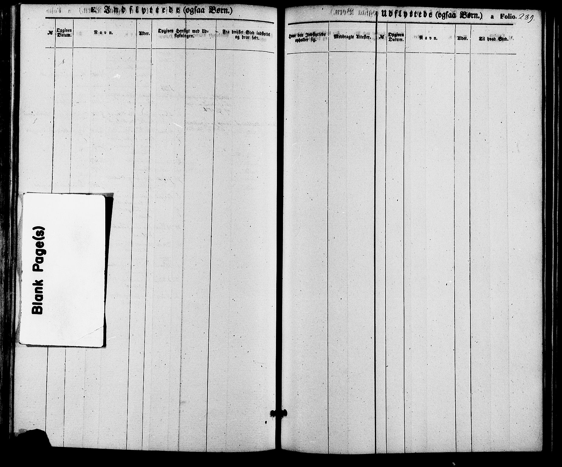 Bjelland sokneprestkontor, AV/SAK-1111-0005/F/Fa/Faa/L0003: Parish register (official) no. A 3, 1867-1887, p. 289