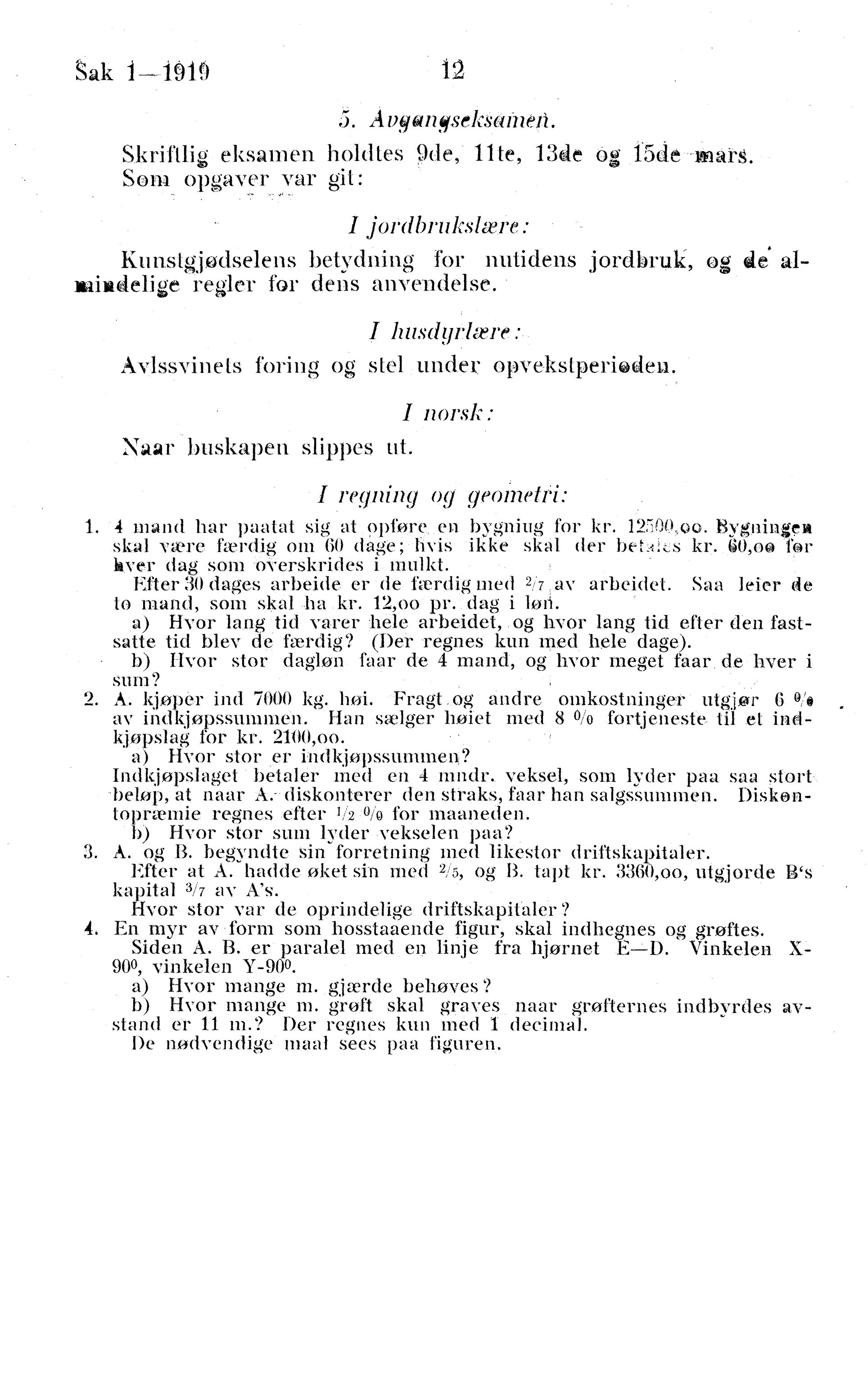 Nordland Fylkeskommune. Fylkestinget, AIN/NFK-17/176/A/Ac/L0042: Fylkestingsforhandlinger 1919, 1919