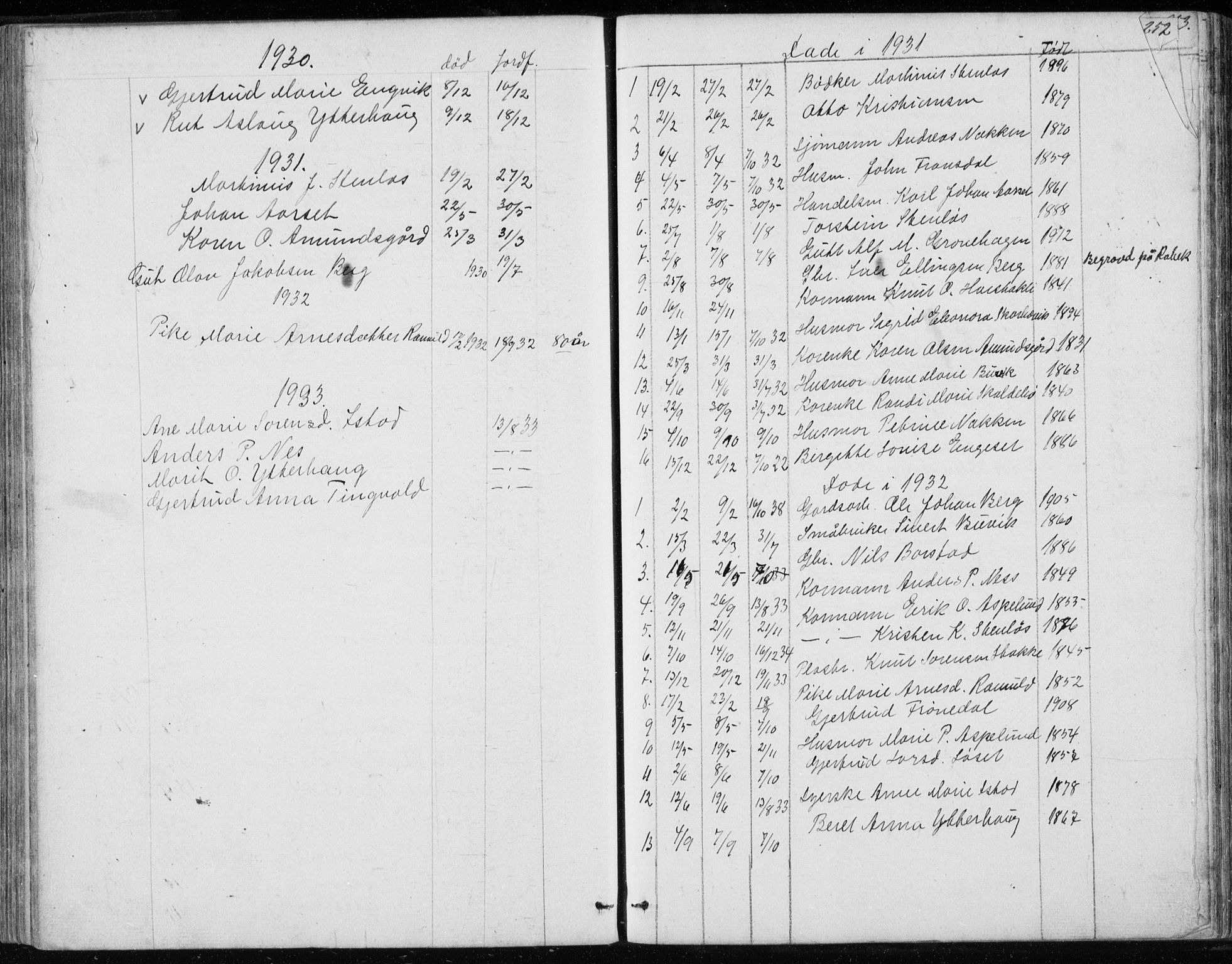 Ministerialprotokoller, klokkerbøker og fødselsregistre - Møre og Romsdal, AV/SAT-A-1454/557/L0684: Parish register (copy) no. 557C02, 1863-1944, p. 252