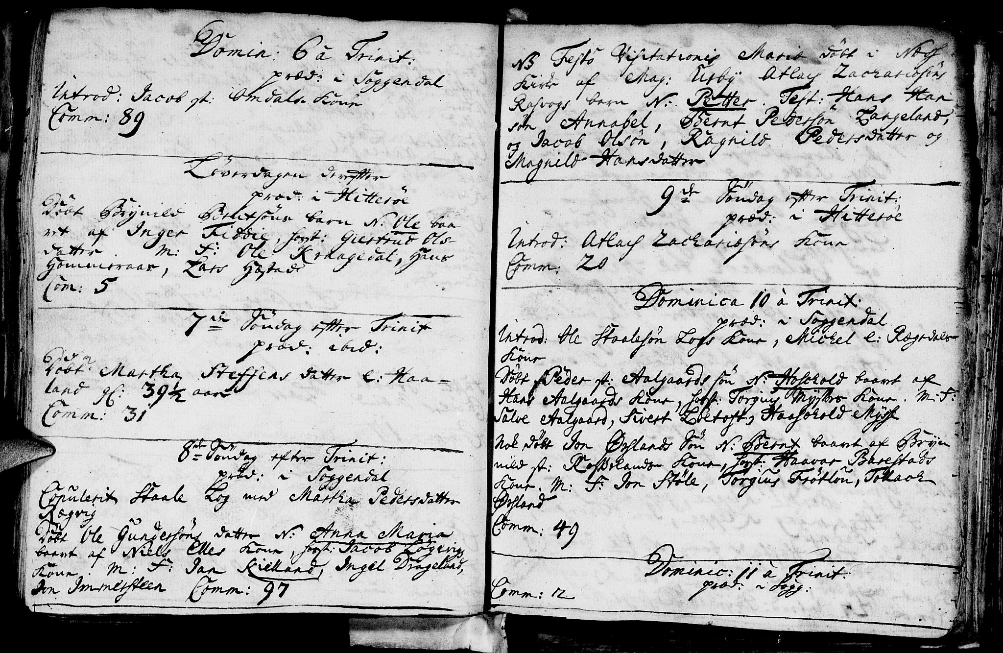 Sokndal sokneprestkontor, AV/SAST-A-101808: Parish register (official) no. A 1, 1729-1740