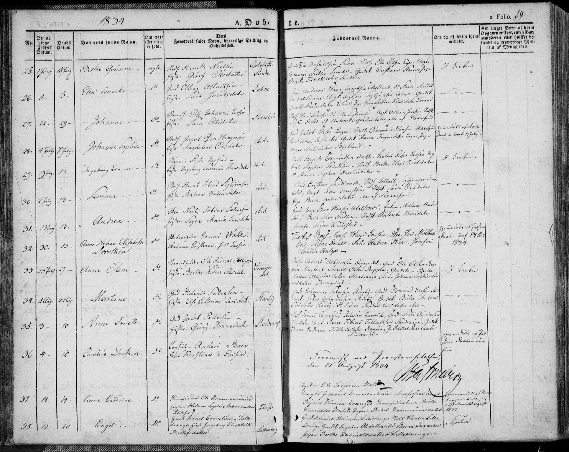 Flekkefjord sokneprestkontor, AV/SAK-1111-0012/F/Fa/Fac/L0003: Parish register (official) no. A 3, 1826-1841, p. 69