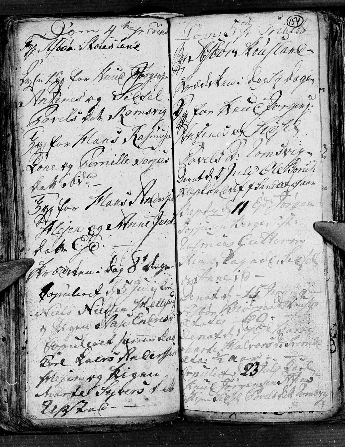 Søgne sokneprestkontor, SAK/1111-0037/F/Fb/Fbb/L0001: Parish register (copy) no. B 1, 1779-1802, p. 154