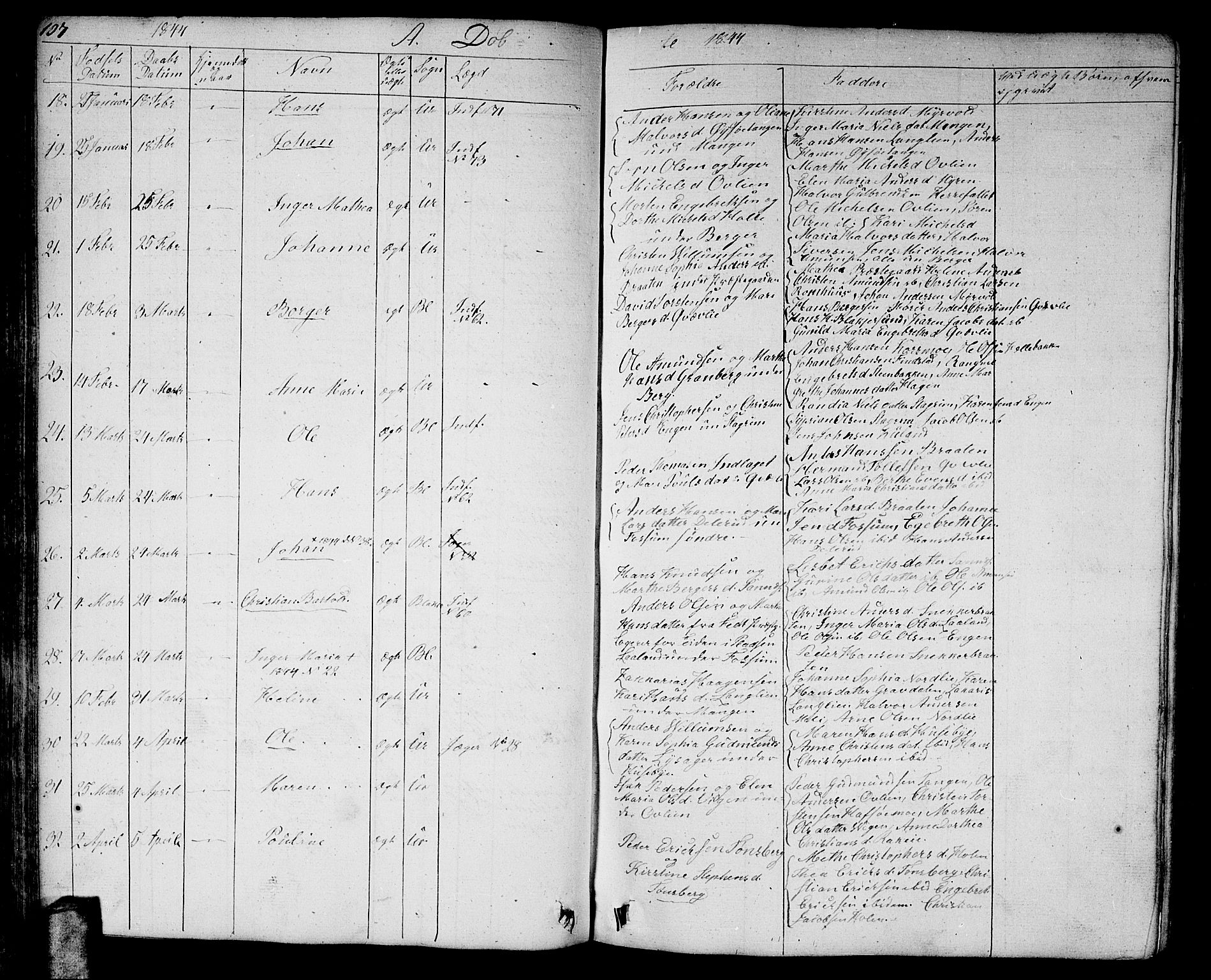 Aurskog prestekontor Kirkebøker, AV/SAO-A-10304a/G/Ga/L0002: Parish register (copy) no. I 2, 1829-1857, p. 107