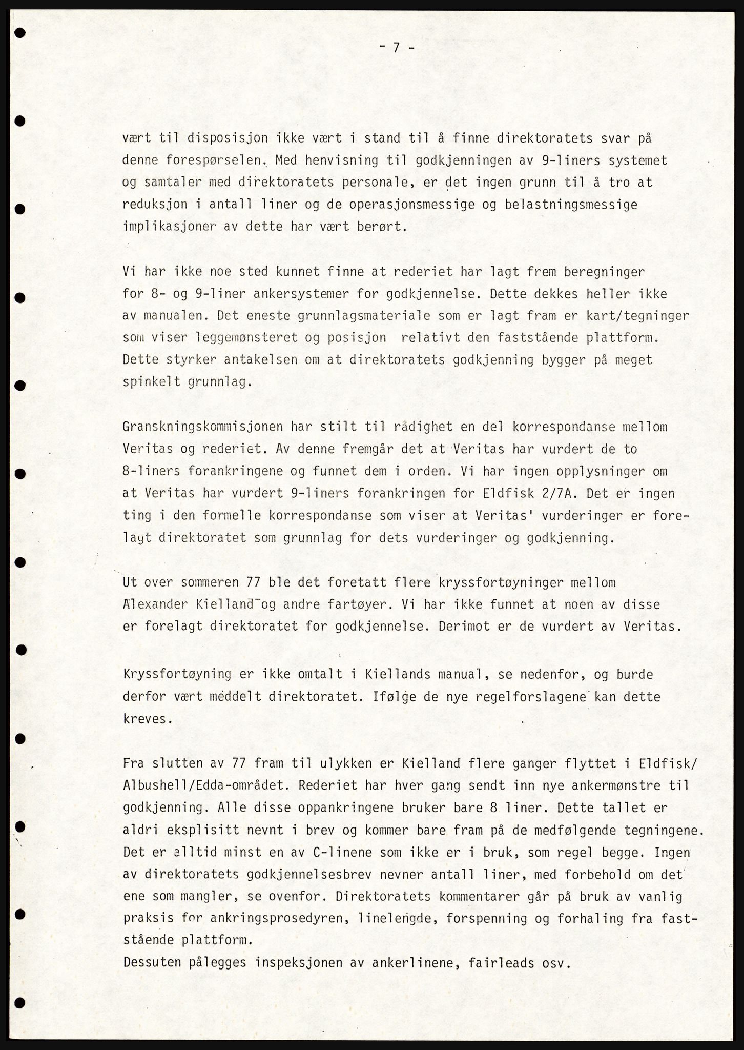 Justisdepartementet, Granskningskommisjonen ved Alexander Kielland-ulykken 27.3.1980, AV/RA-S-1165/D/L0021: V Forankring (Doku.liste + V1-V3 av 3)/W Materialundersøkelser (Doku.liste + W1-W10 av 10 - W9 eske 26), 1980-1981, p. 54