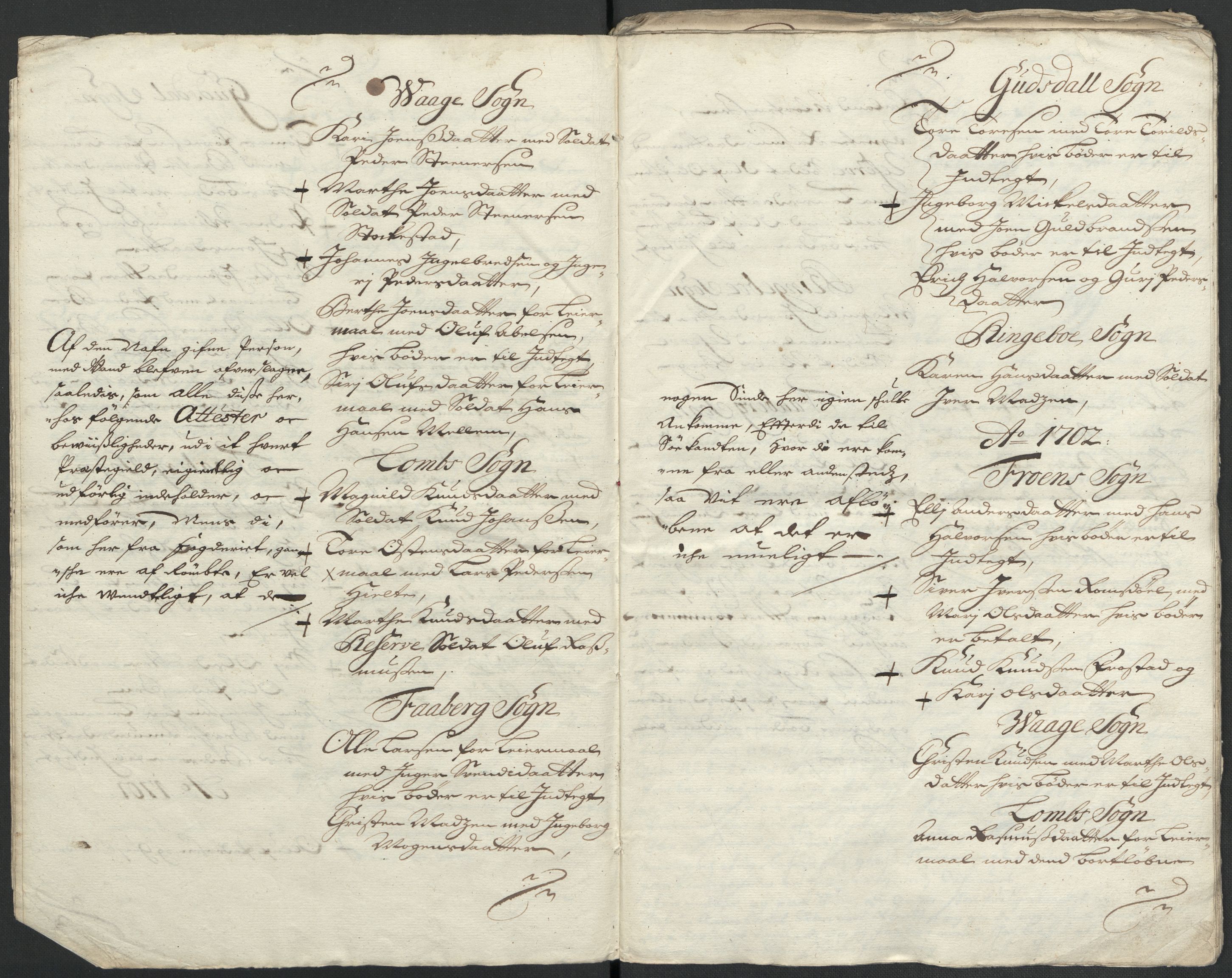 Rentekammeret inntil 1814, Reviderte regnskaper, Fogderegnskap, AV/RA-EA-4092/R17/L1175: Fogderegnskap Gudbrandsdal, 1702, p. 214