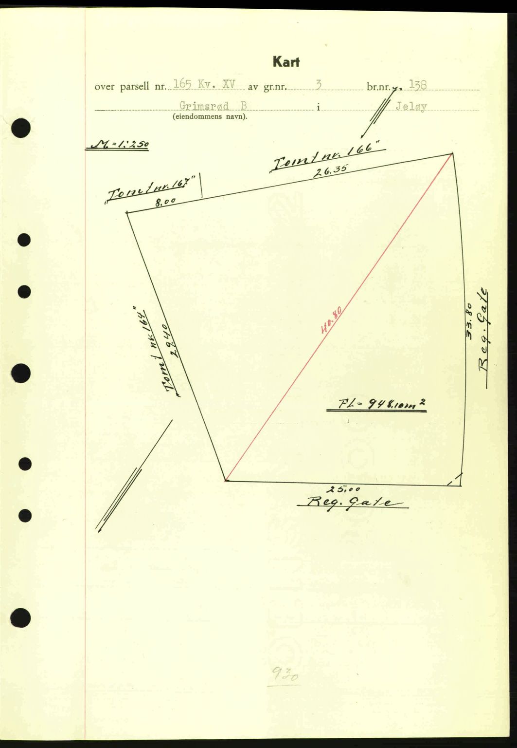 Moss sorenskriveri, SAO/A-10168: Mortgage book no. A9, 1941-1942, Diary no: : 2506/1941