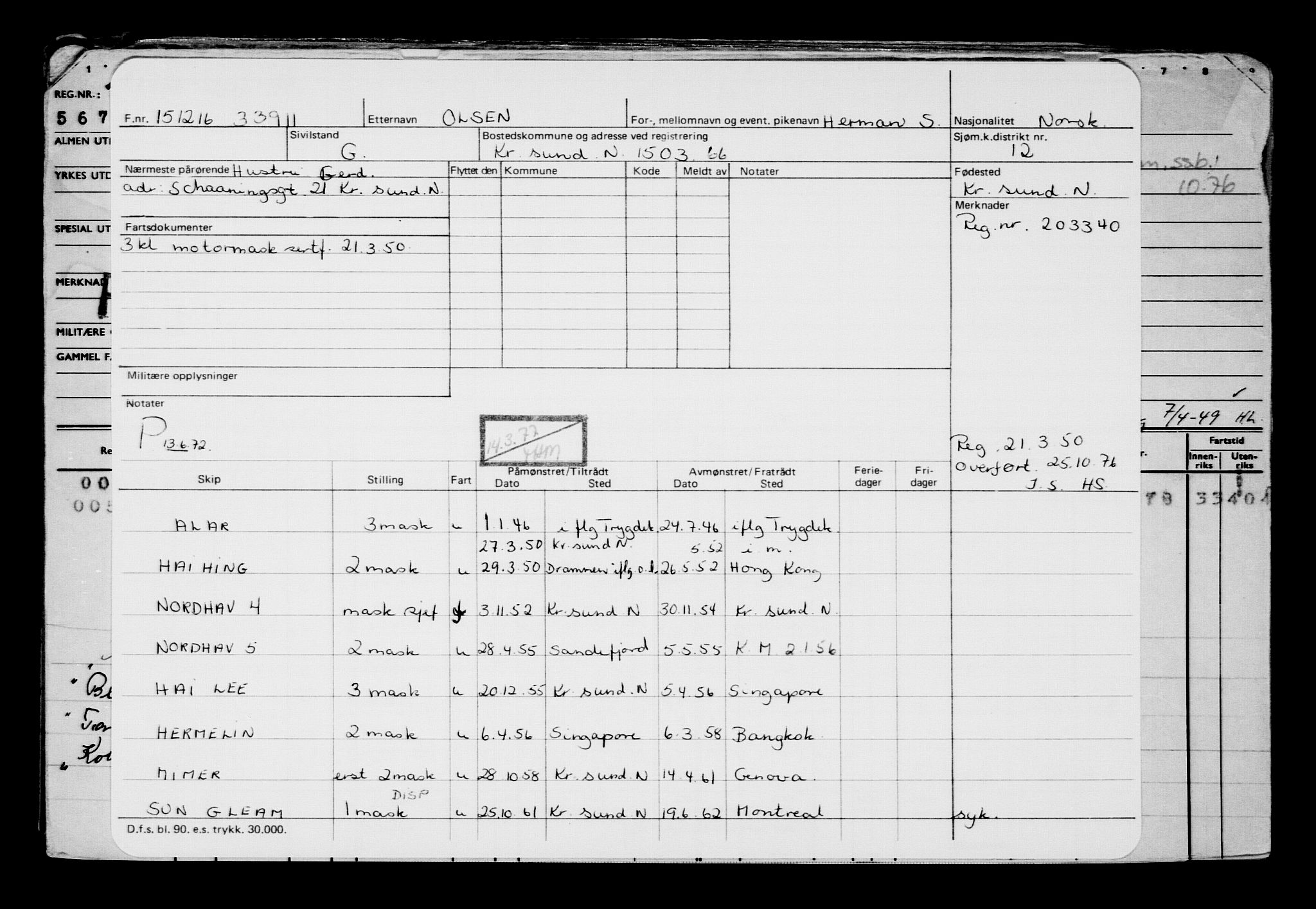 Direktoratet for sjømenn, AV/RA-S-3545/G/Gb/L0144: Hovedkort, 1916, p. 474