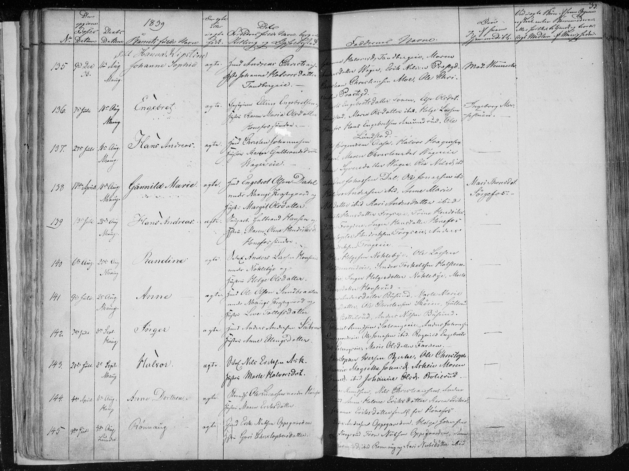 Norderhov kirkebøker, SAKO/A-237/F/Fa/L0010: Parish register (official) no. 10, 1837-1847, p. 35
