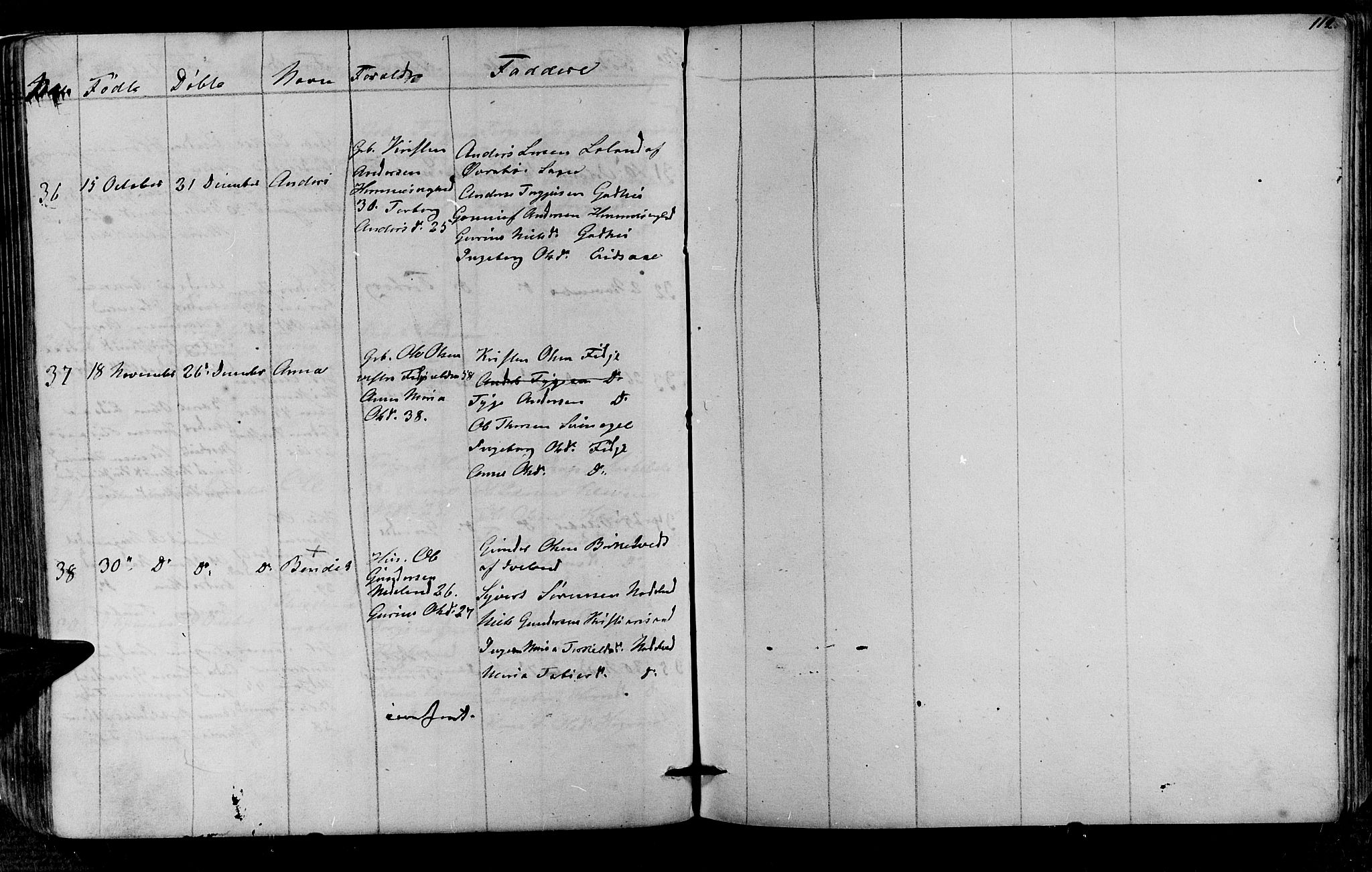 Søgne sokneprestkontor, AV/SAK-1111-0037/F/Fb/Fba/L0002: Parish register (copy) no. B 2, 1848-1873, p. 112