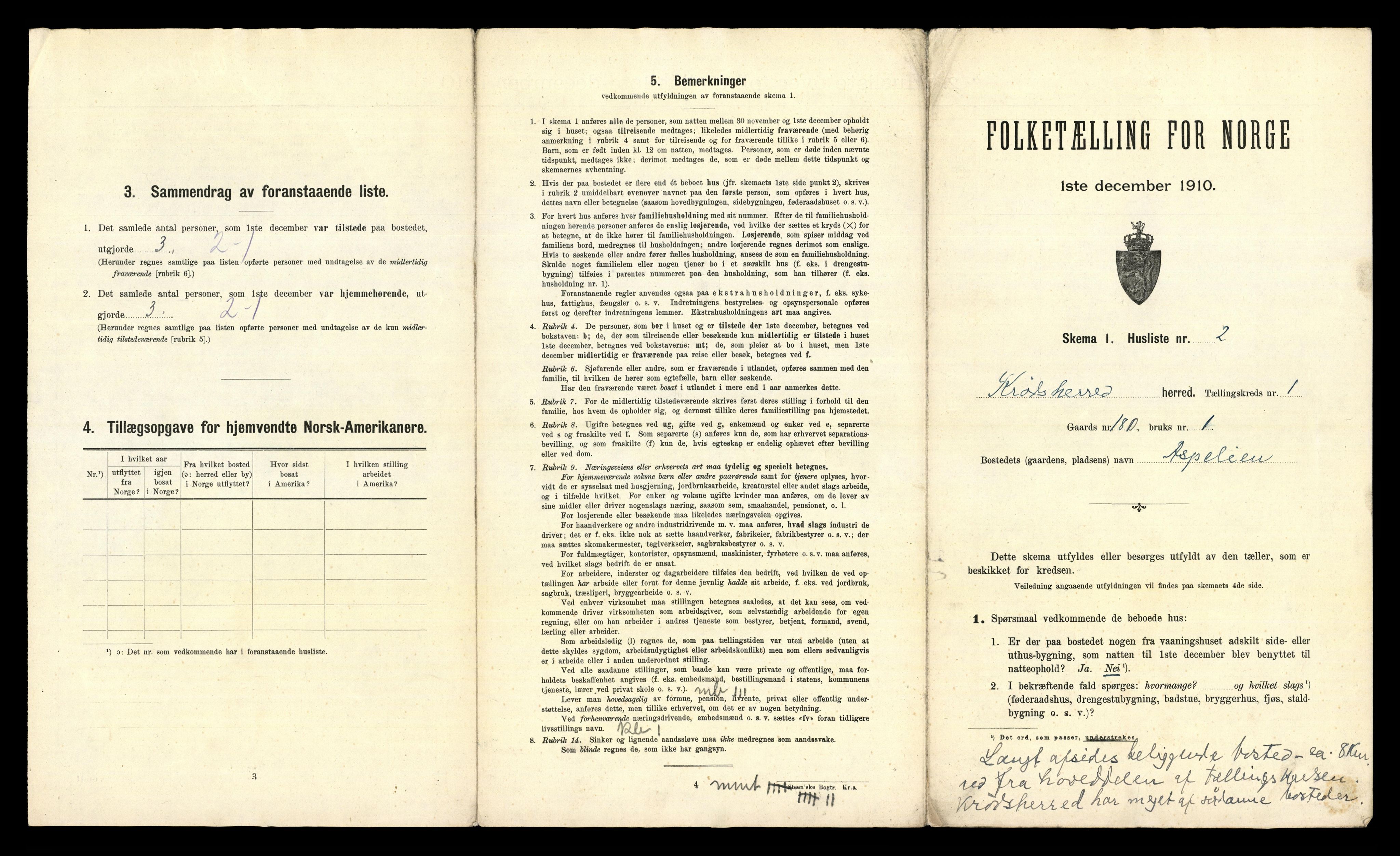 RA, 1910 census for Krødsherad, 1910, p. 31