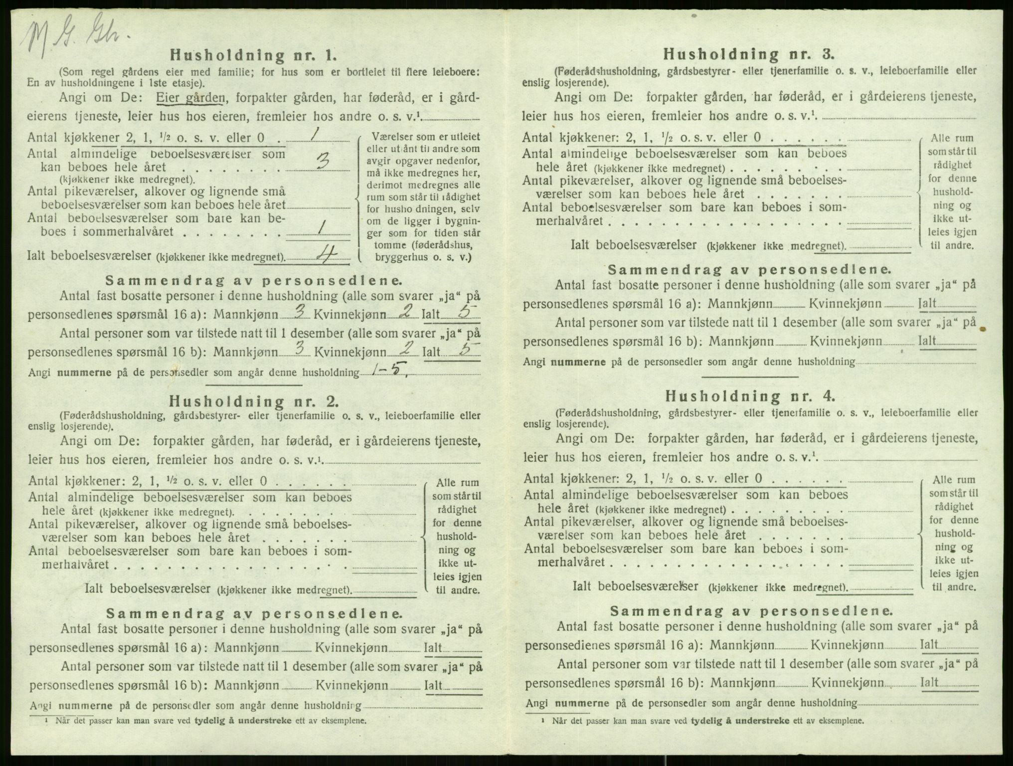 SAKO, 1920 census for Stokke, 1920, p. 1012