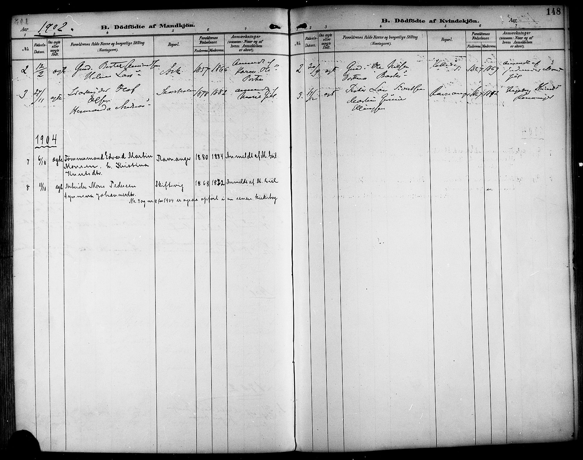 Askøy Sokneprestembete, AV/SAB-A-74101/H/Ha/Haa/Haab/L0002: Parish register (official) no. B 2, 1889-1902, p. 148