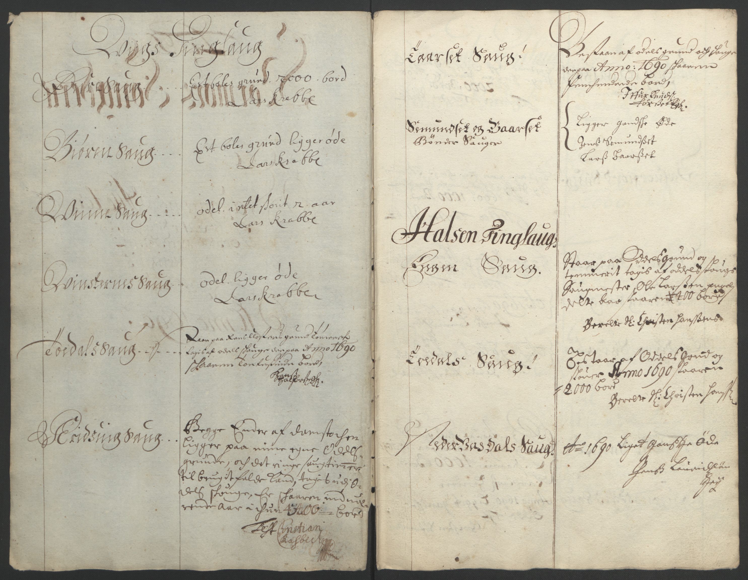Rentekammeret inntil 1814, Reviderte regnskaper, Fogderegnskap, RA/EA-4092/R56/L3734: Fogderegnskap Nordmøre, 1690-1691, p. 80