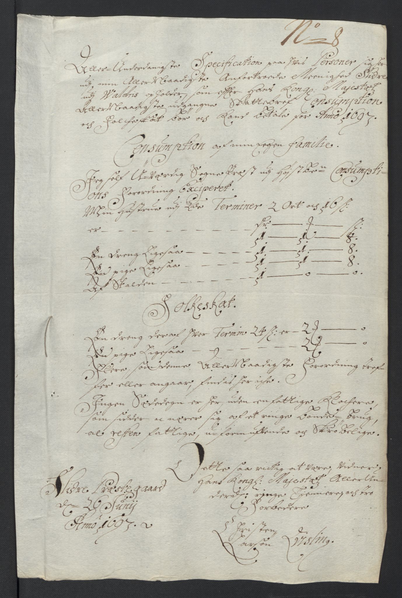 Rentekammeret inntil 1814, Reviderte regnskaper, Fogderegnskap, RA/EA-4092/R18/L1295: Fogderegnskap Hadeland, Toten og Valdres, 1697, p. 187