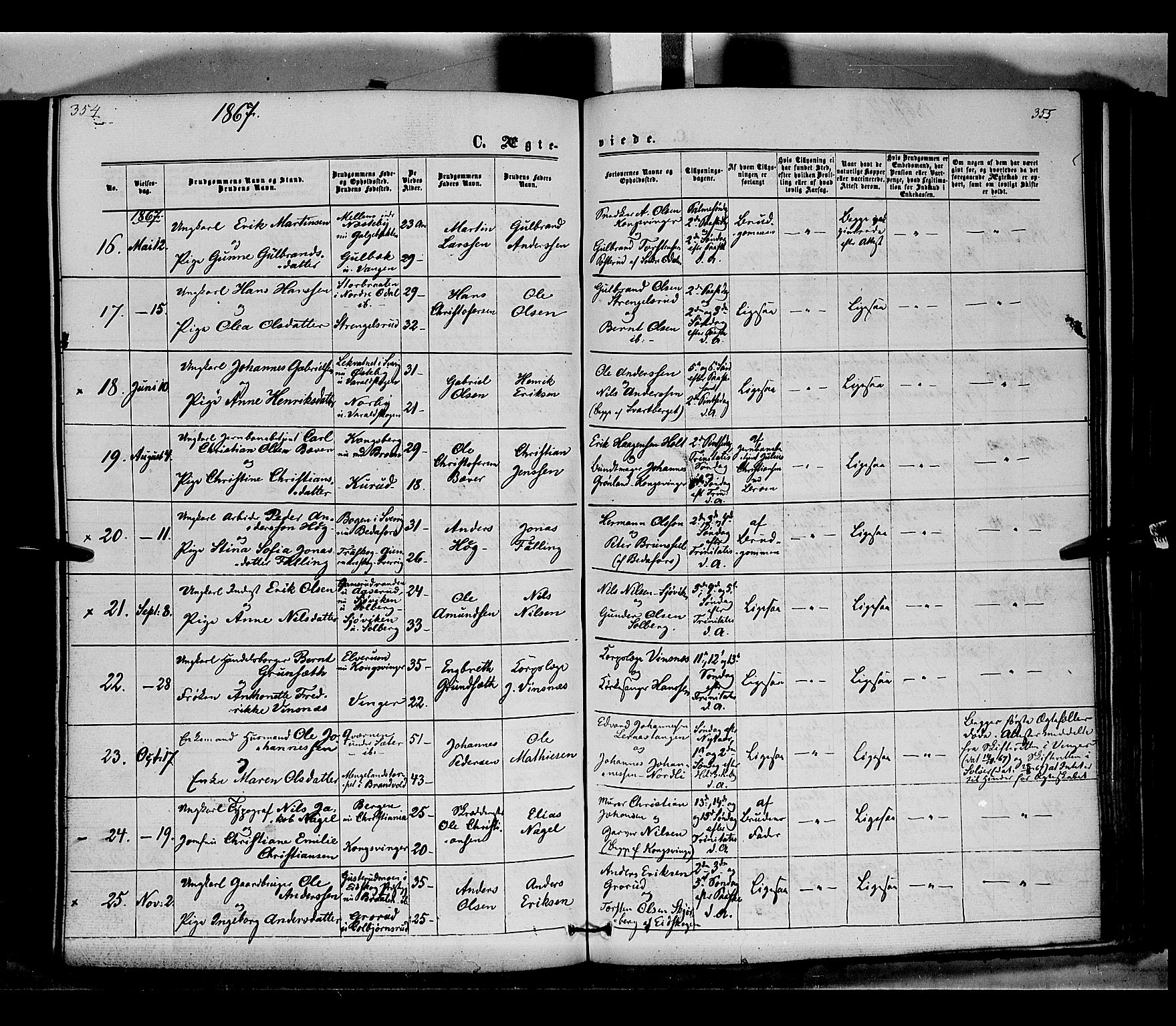 Vinger prestekontor, AV/SAH-PREST-024/H/Ha/Haa/L0011: Parish register (official) no. 11, 1862-1870, p. 355