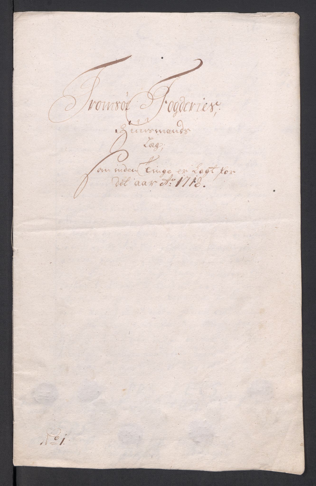 Rentekammeret inntil 1814, Reviderte regnskaper, Fogderegnskap, AV/RA-EA-4092/R68/L4764: Fogderegnskap Senja og Troms, 1718, p. 99