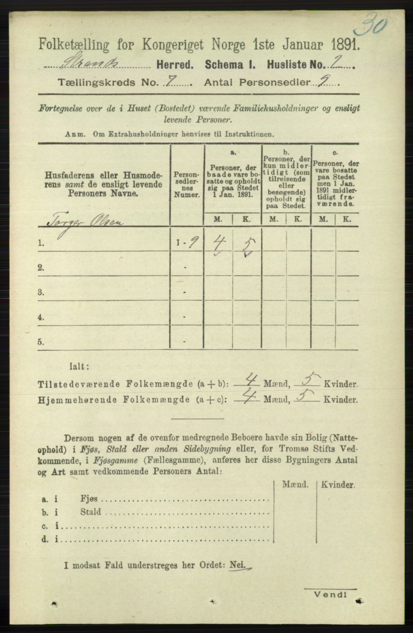 RA, 1891 census for 1130 Strand, 1891, p. 1863