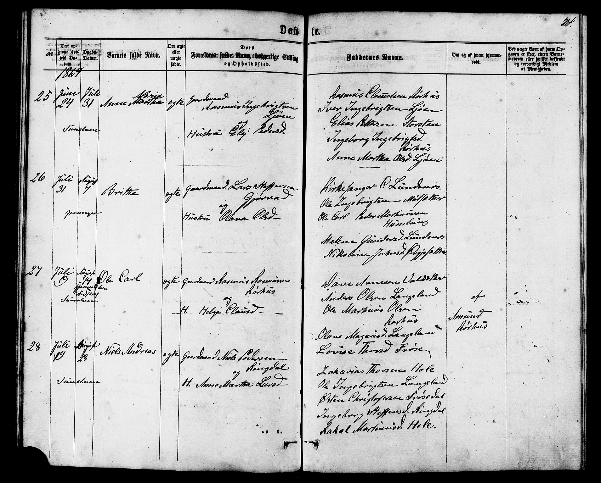 Ministerialprotokoller, klokkerbøker og fødselsregistre - Møre og Romsdal, AV/SAT-A-1454/517/L0226: Parish register (official) no. 517A06, 1862-1881, p. 24