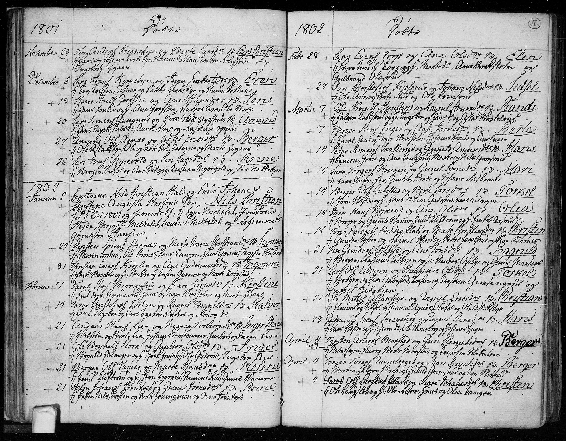 Trøgstad prestekontor Kirkebøker, SAO/A-10925/F/Fa/L0005: Parish register (official) no. I 5, 1784-1814, p. 56