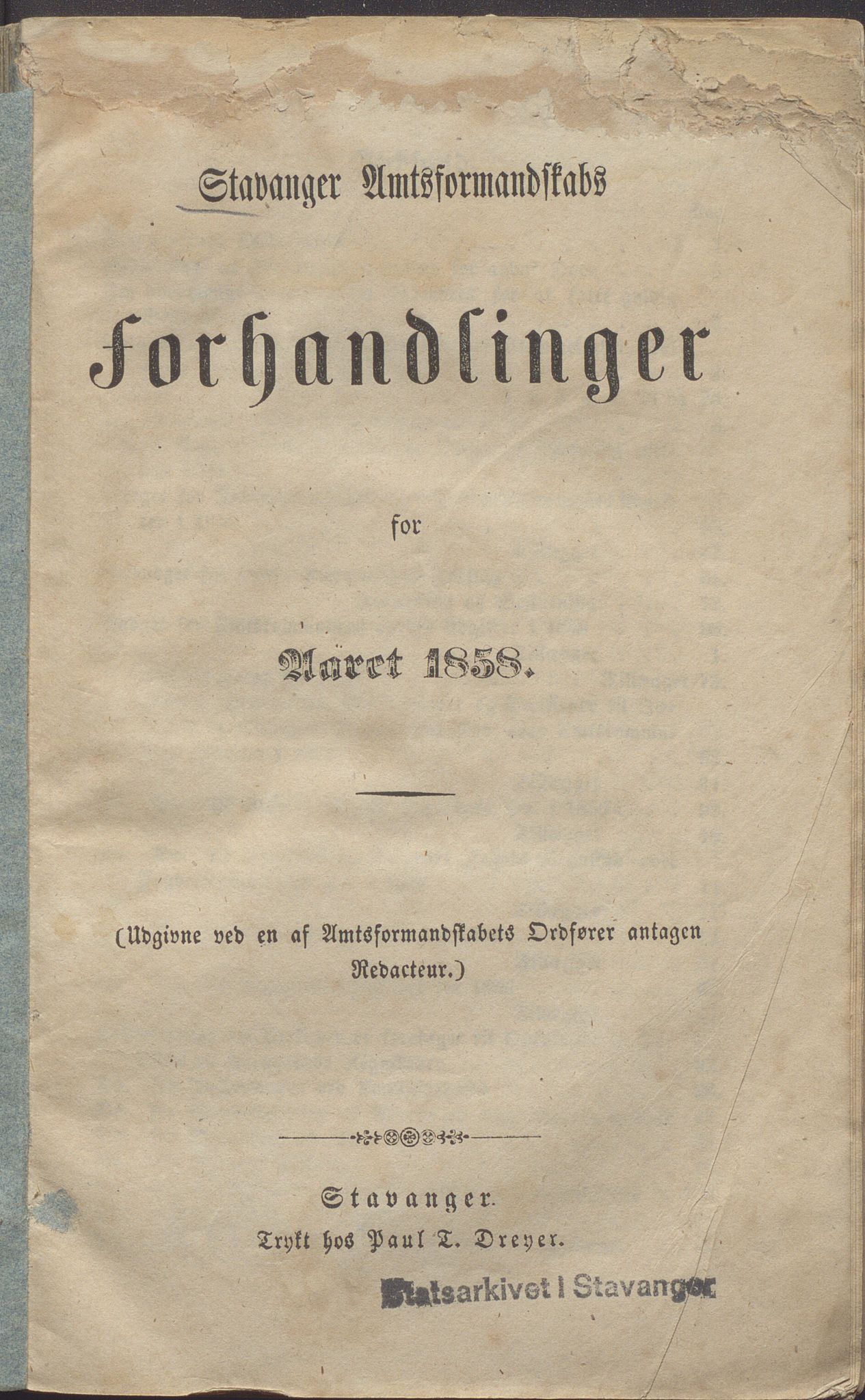 Rogaland fylkeskommune - Fylkesrådmannen , IKAR/A-900/A, 1858-1861, p. 6