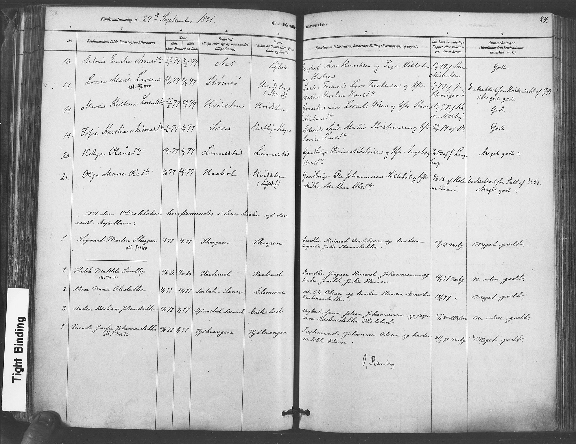 Vestby prestekontor Kirkebøker, AV/SAO-A-10893/F/Fa/L0009: Parish register (official) no. I 9, 1878-1900, p. 84