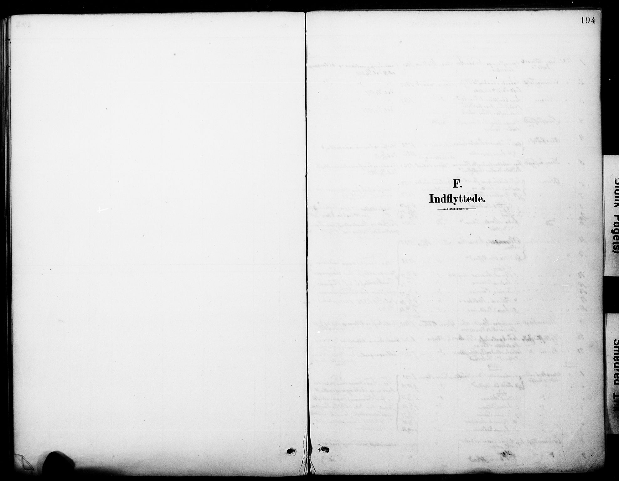 Fana Sokneprestembete, SAB/A-75101/H/Haa/Haai/L0002: Parish register (official) no. I 2, 1888-1899, p. 194