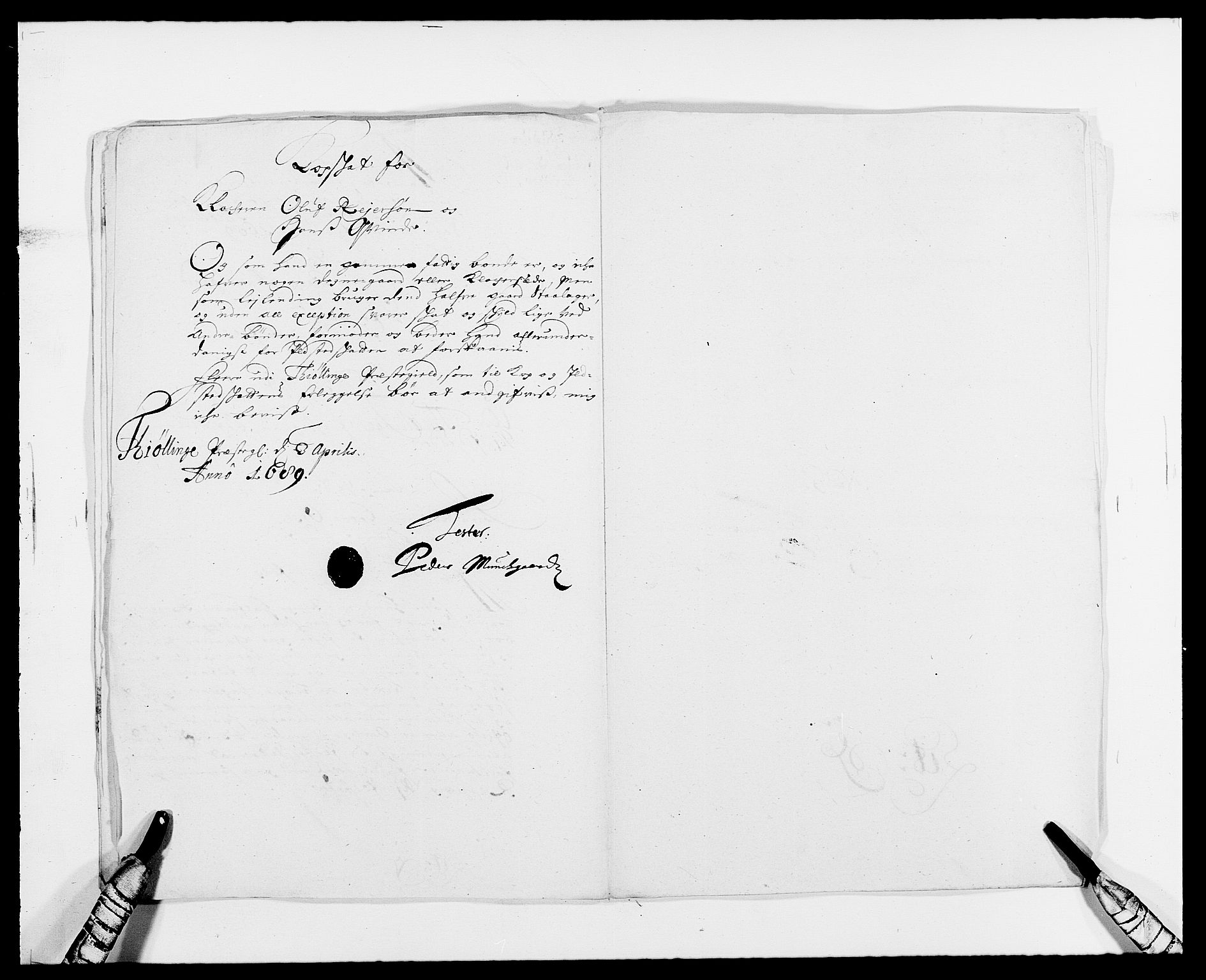 Rentekammeret inntil 1814, Reviderte regnskaper, Fogderegnskap, AV/RA-EA-4092/R33/L1971: Fogderegnskap Larvik grevskap, 1688-1689, p. 362