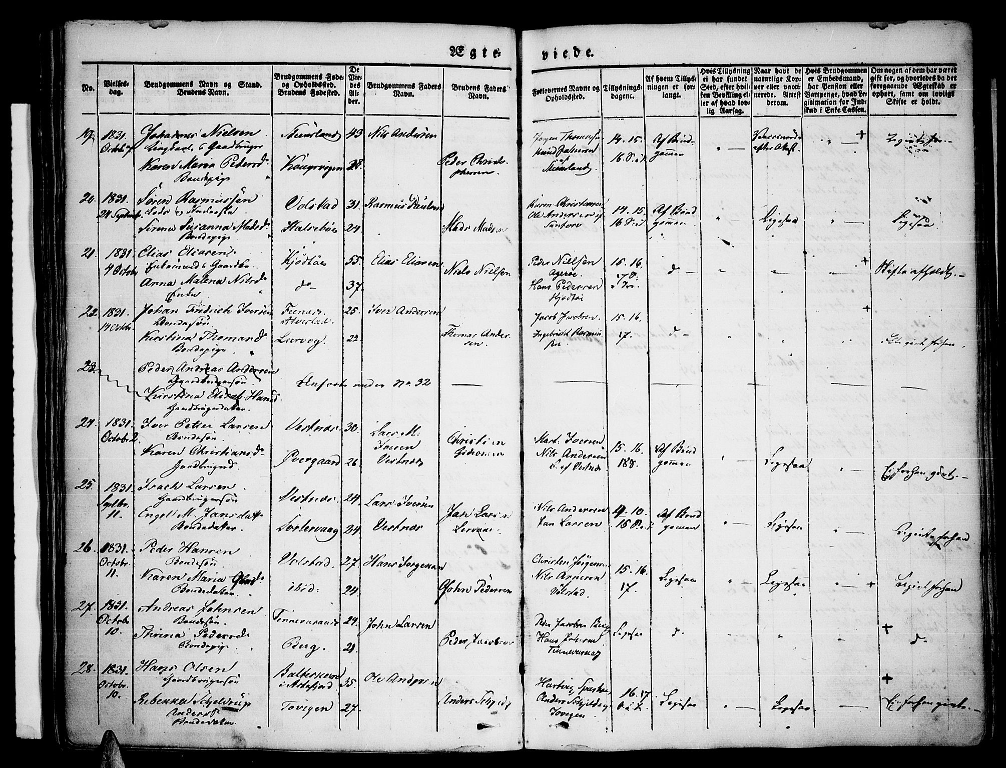 Trondenes sokneprestkontor, AV/SATØ-S-1319/H/Ha/L0007kirke: Parish register (official) no. 7, 1827-1841