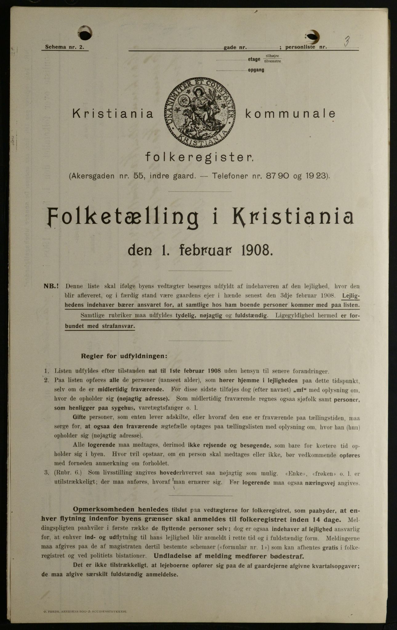 OBA, Municipal Census 1908 for Kristiania, 1908, p. 103634