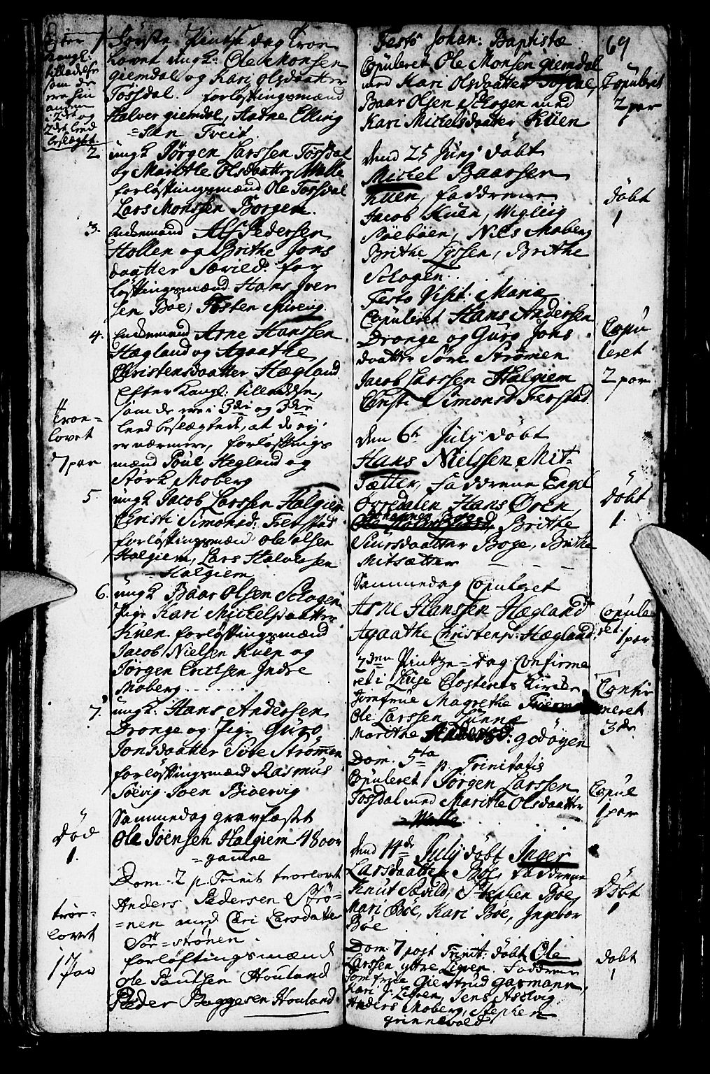 Os sokneprestembete, SAB/A-99929: Parish register (official) no. A 2, 1723-1758, p. 69