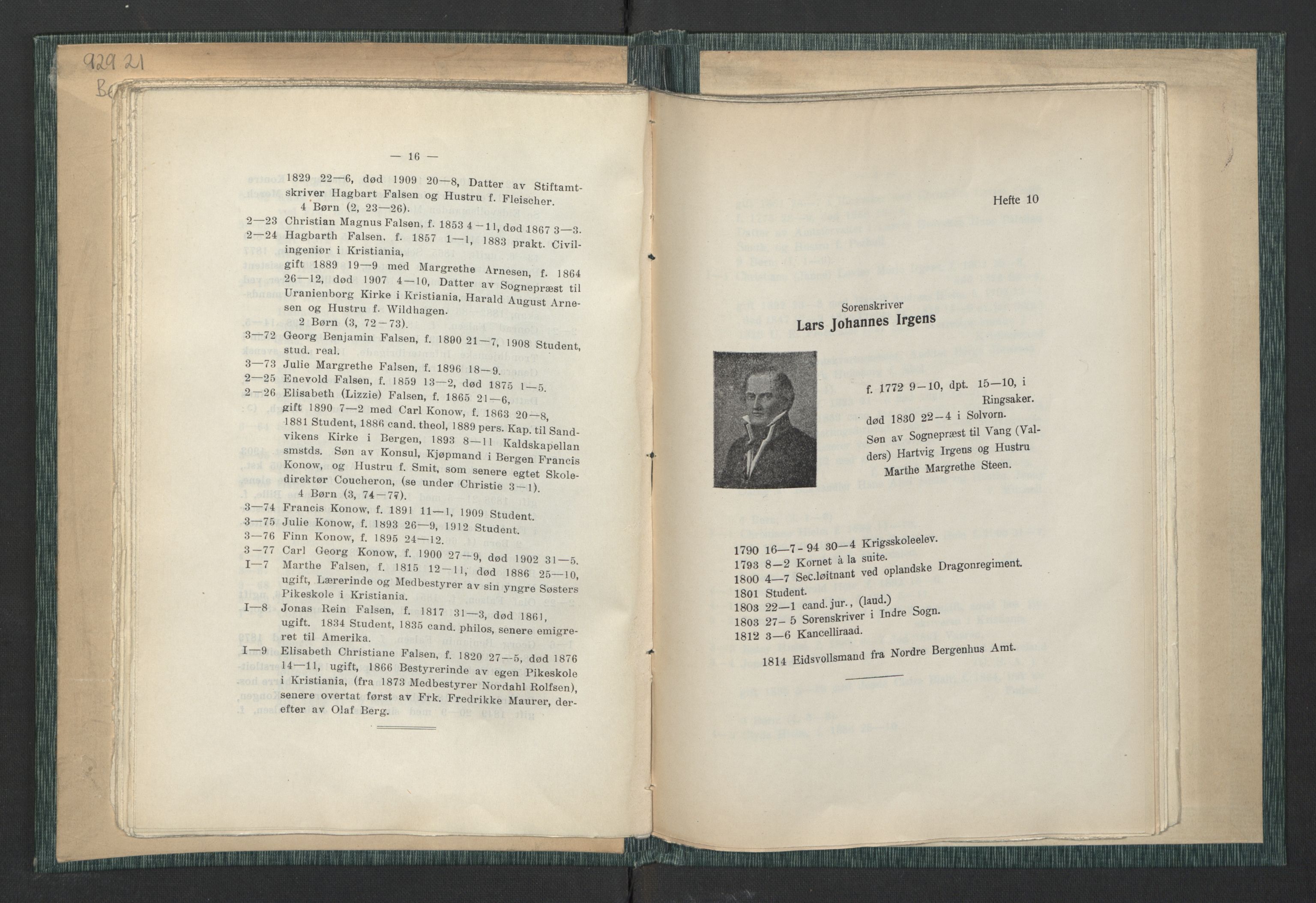 Andre publikasjoner, PUBL/PUBL-999/0003/0001: Johan Kielland Bergwitz: Vore Eidsvollsmænds efterkommere. Gjennem alle linjer i 100 aar (1914), 1814-1914, p. 49