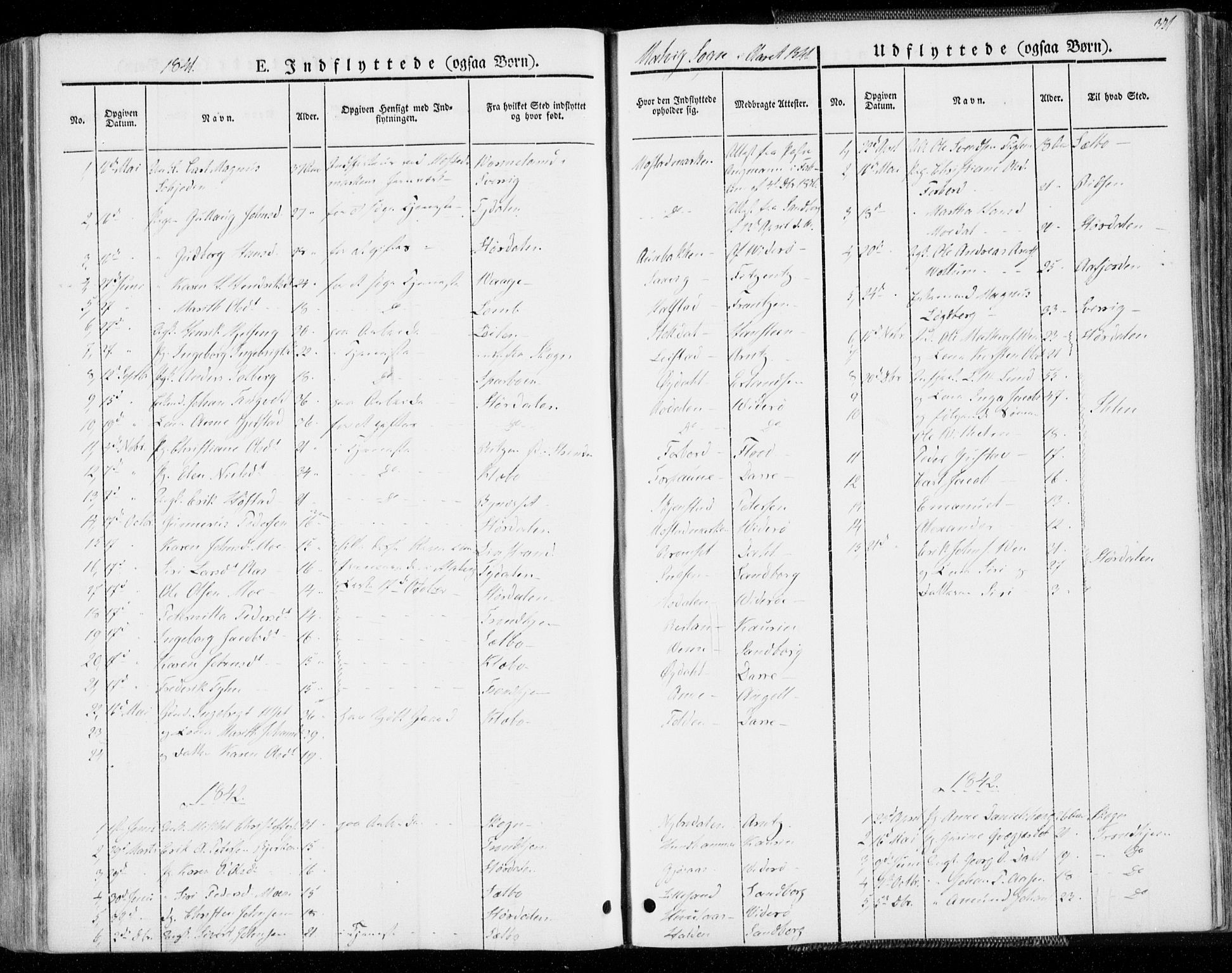 Ministerialprotokoller, klokkerbøker og fødselsregistre - Sør-Trøndelag, SAT/A-1456/606/L0290: Parish register (official) no. 606A05, 1841-1847, p. 371
