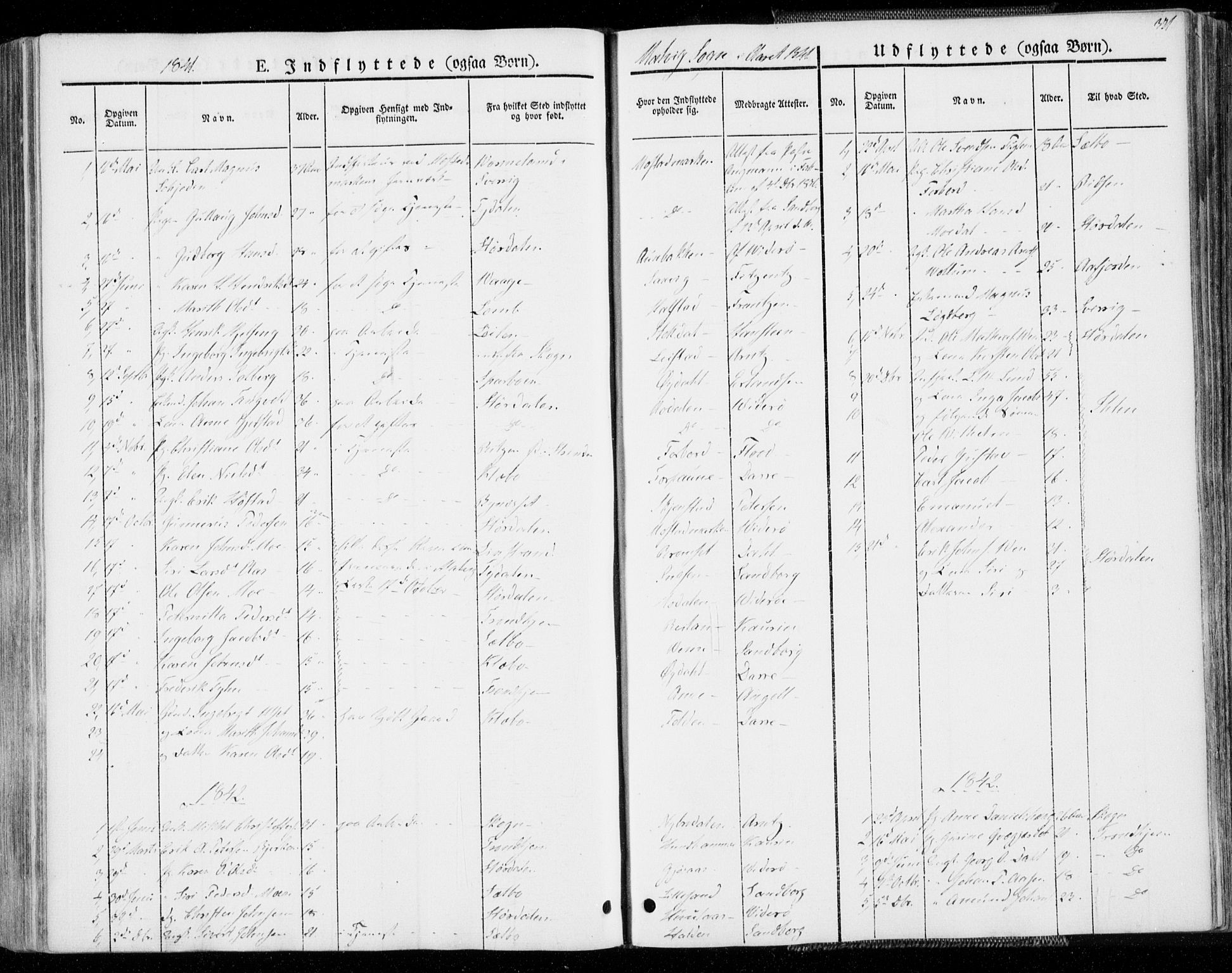 Ministerialprotokoller, klokkerbøker og fødselsregistre - Sør-Trøndelag, AV/SAT-A-1456/606/L0290: Parish register (official) no. 606A05, 1841-1847, p. 371