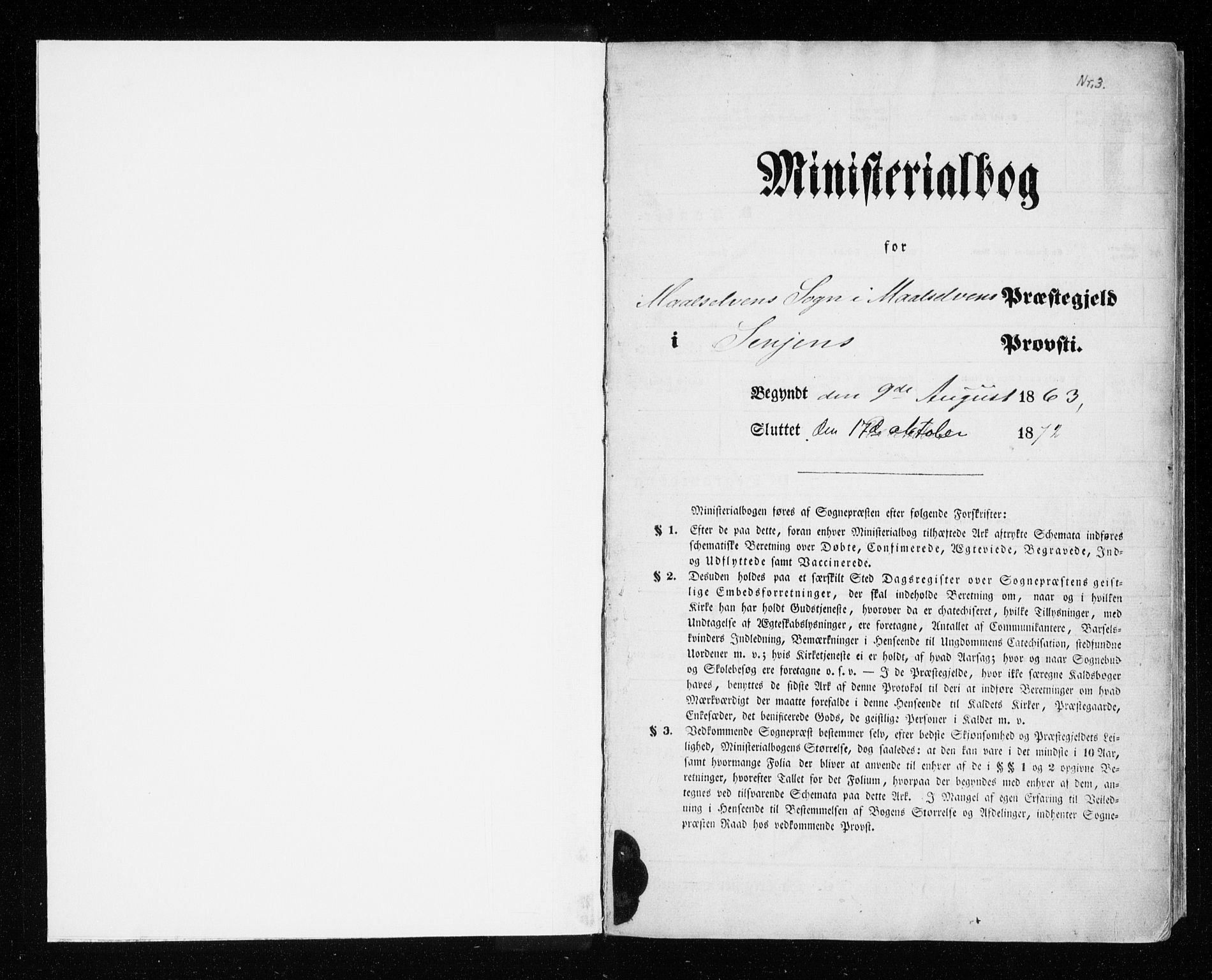 Målselv sokneprestembete, SATØ/S-1311/G/Ga/Gaa/L0004kirke: Parish register (official) no. 4, 1863-1872
