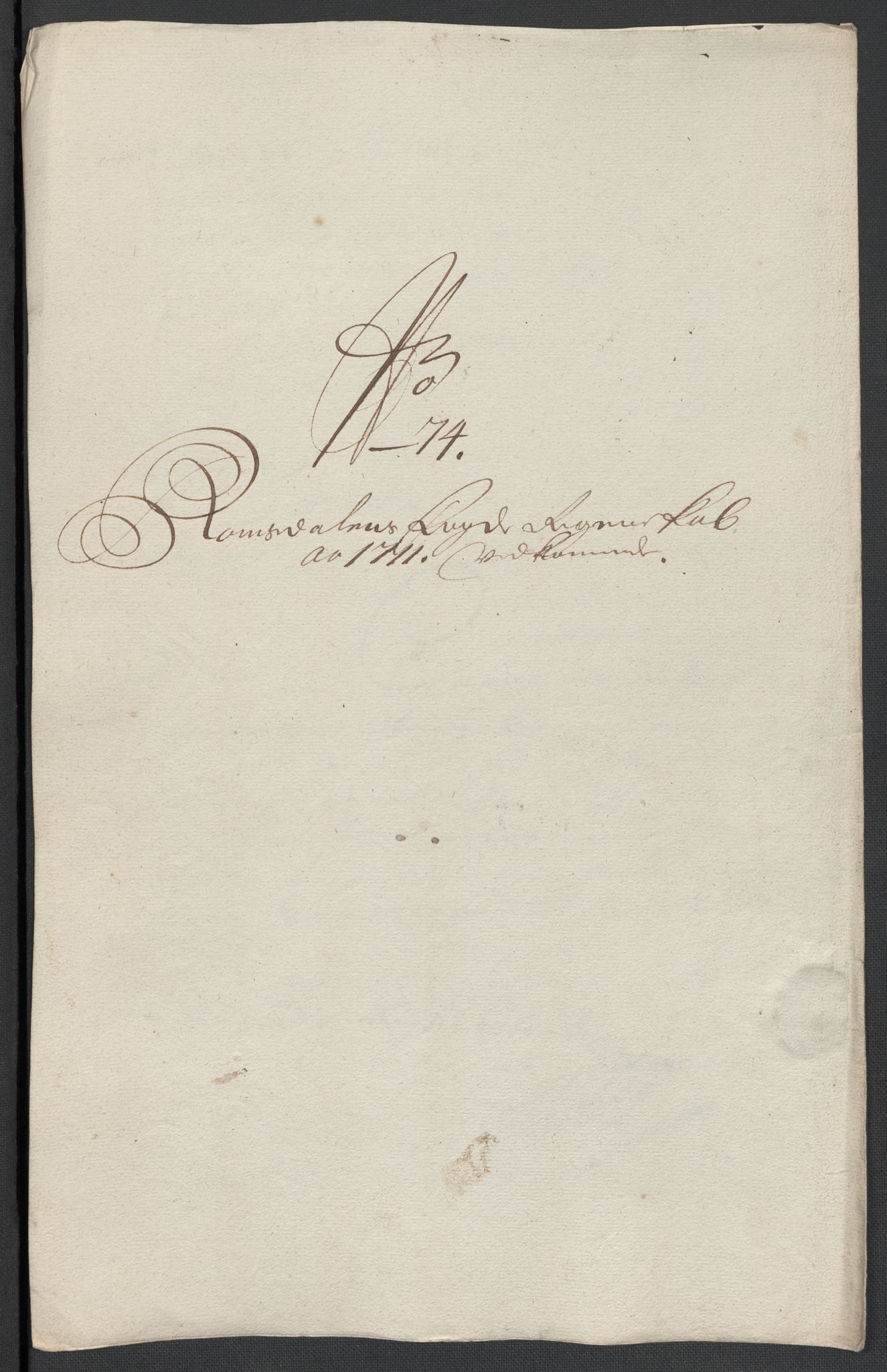 Rentekammeret inntil 1814, Reviderte regnskaper, Fogderegnskap, AV/RA-EA-4092/R55/L3660: Fogderegnskap Romsdal, 1711, p. 344