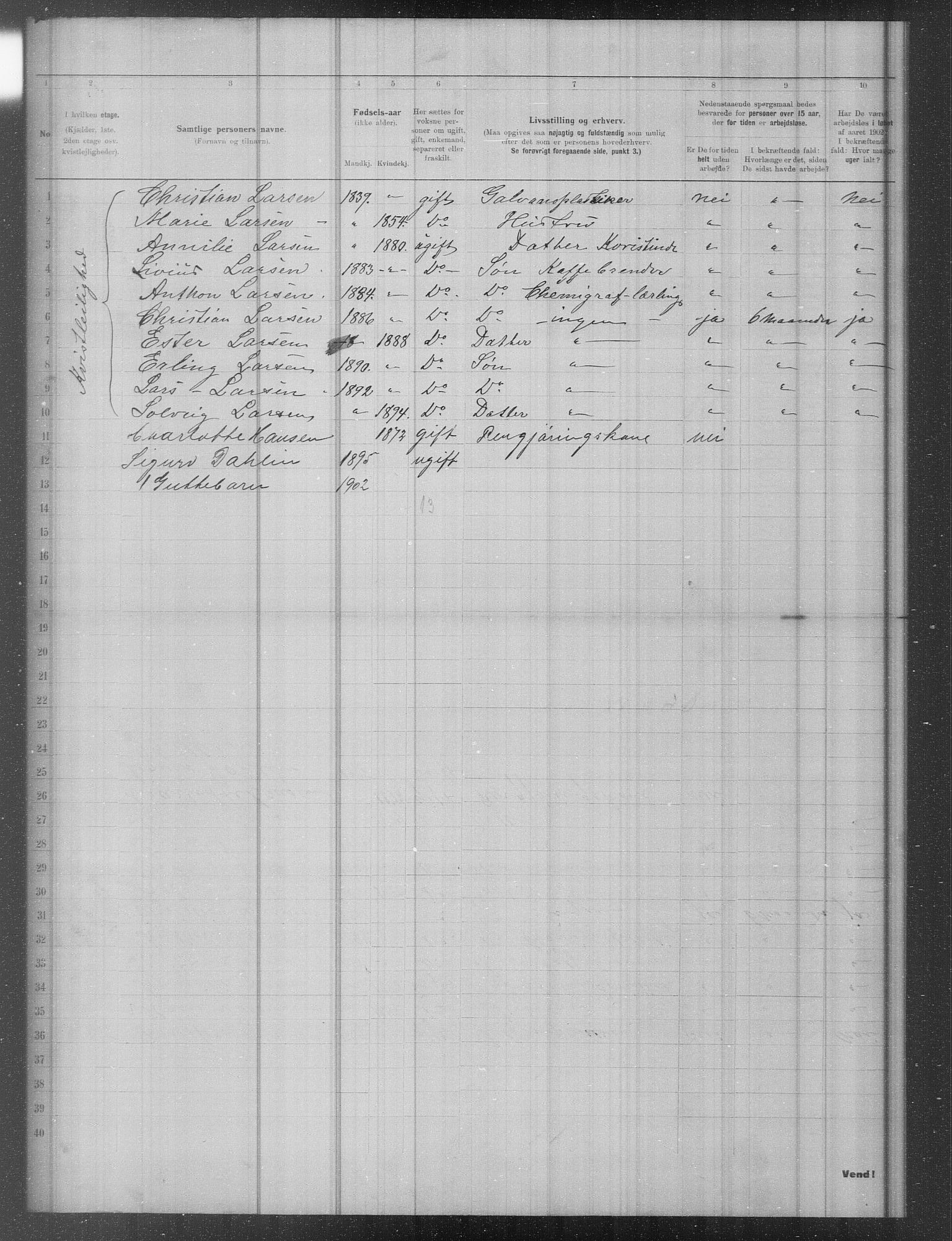 OBA, Municipal Census 1902 for Kristiania, 1902, p. 11246