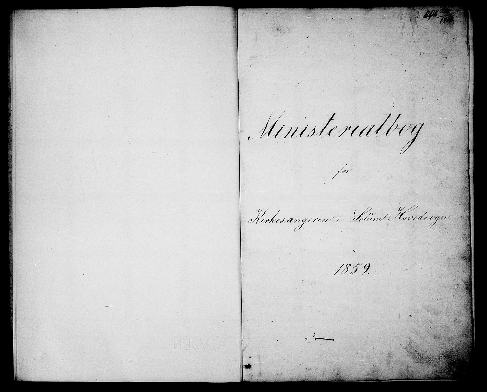 Solum kirkebøker, SAKO/A-306/G/Ga/L0004: Parish register (copy) no. I 4, 1859-1876, p. 1