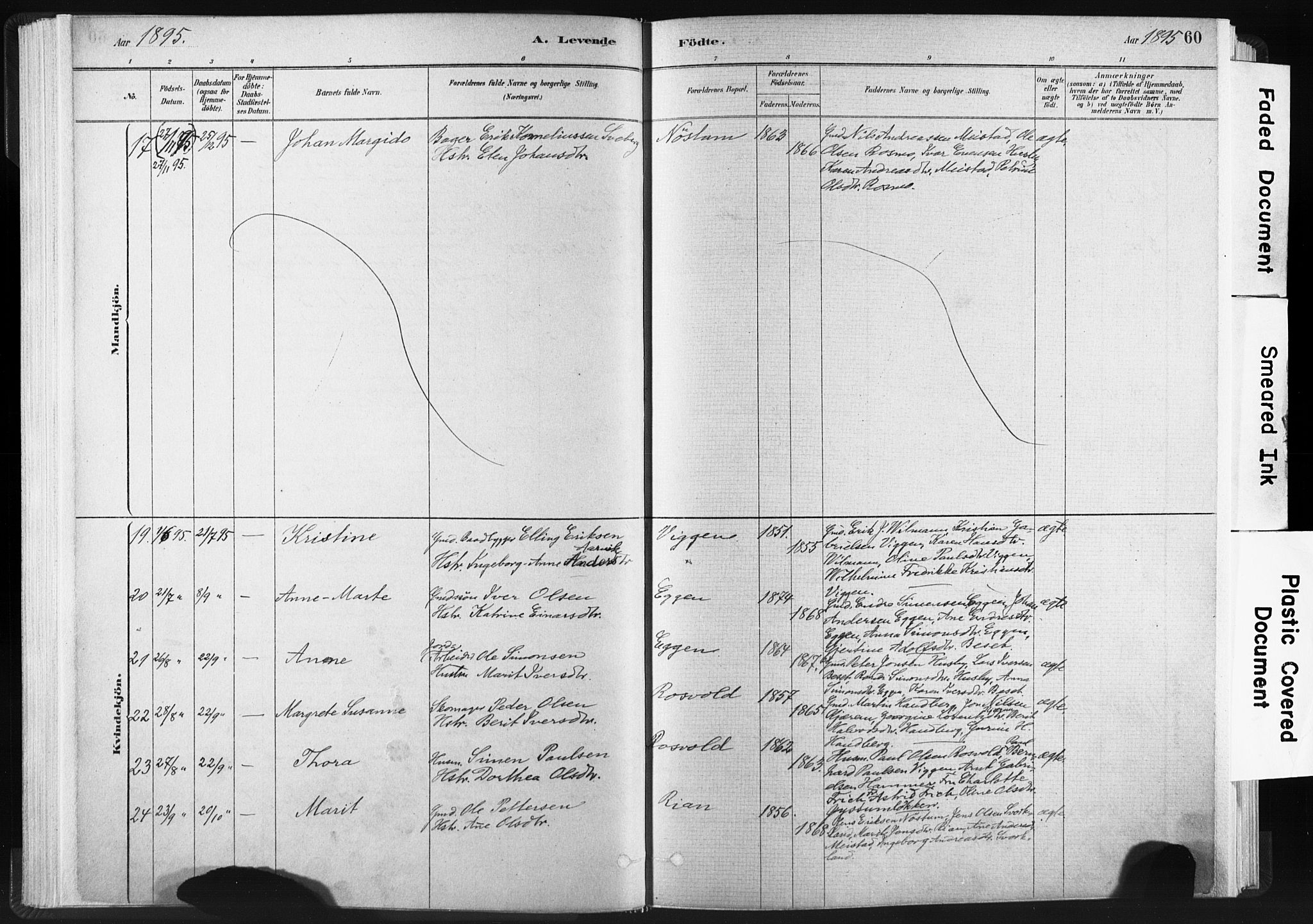 Ministerialprotokoller, klokkerbøker og fødselsregistre - Sør-Trøndelag, SAT/A-1456/665/L0773: Parish register (official) no. 665A08, 1879-1905, p. 60