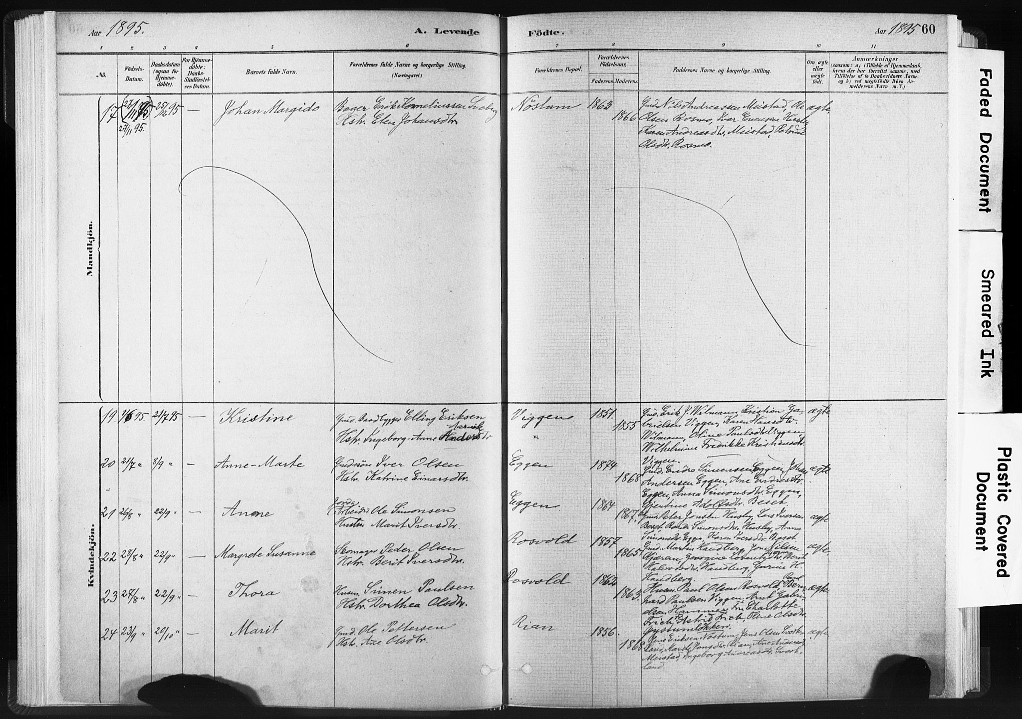 Ministerialprotokoller, klokkerbøker og fødselsregistre - Sør-Trøndelag, AV/SAT-A-1456/665/L0773: Parish register (official) no. 665A08, 1879-1905, p. 60