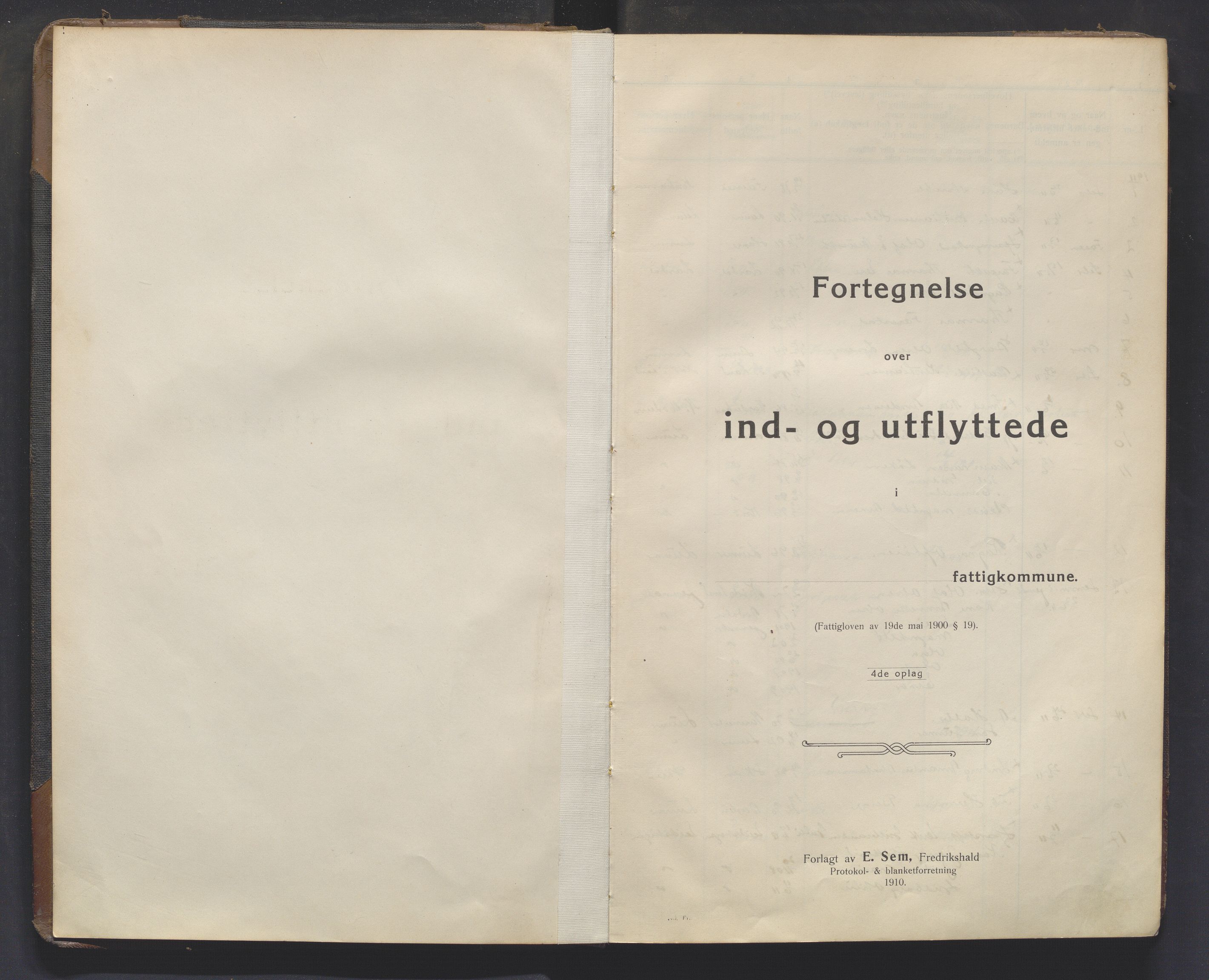 Lunner lensmannskontor, AV/SAH-LOL-009/N/Nb/L0002: Protokoll over inn- og utflyttede, 1911-1921