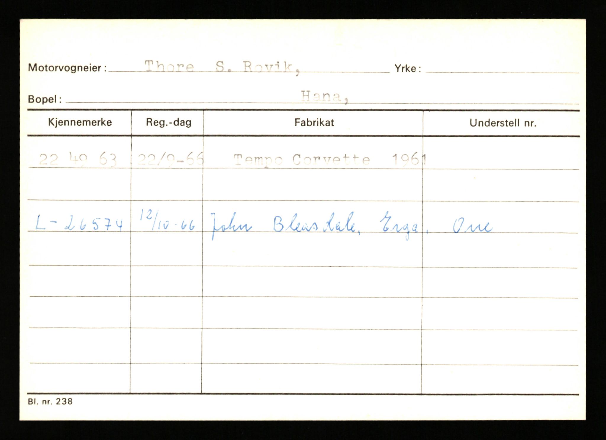 Stavanger trafikkstasjon, AV/SAST-A-101942/0/G/L0010: Registreringsnummer: 130000 - 239953, 1930-1971, p. 2799