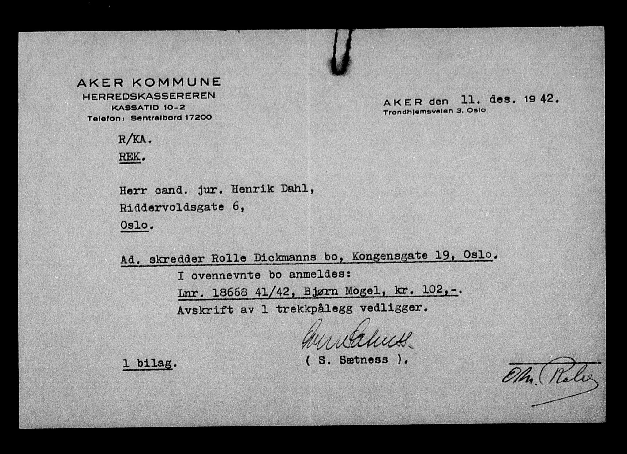 Justisdepartementet, Tilbakeføringskontoret for inndratte formuer, AV/RA-S-1564/H/Hc/Hcc/L0930: --, 1945-1947, p. 294