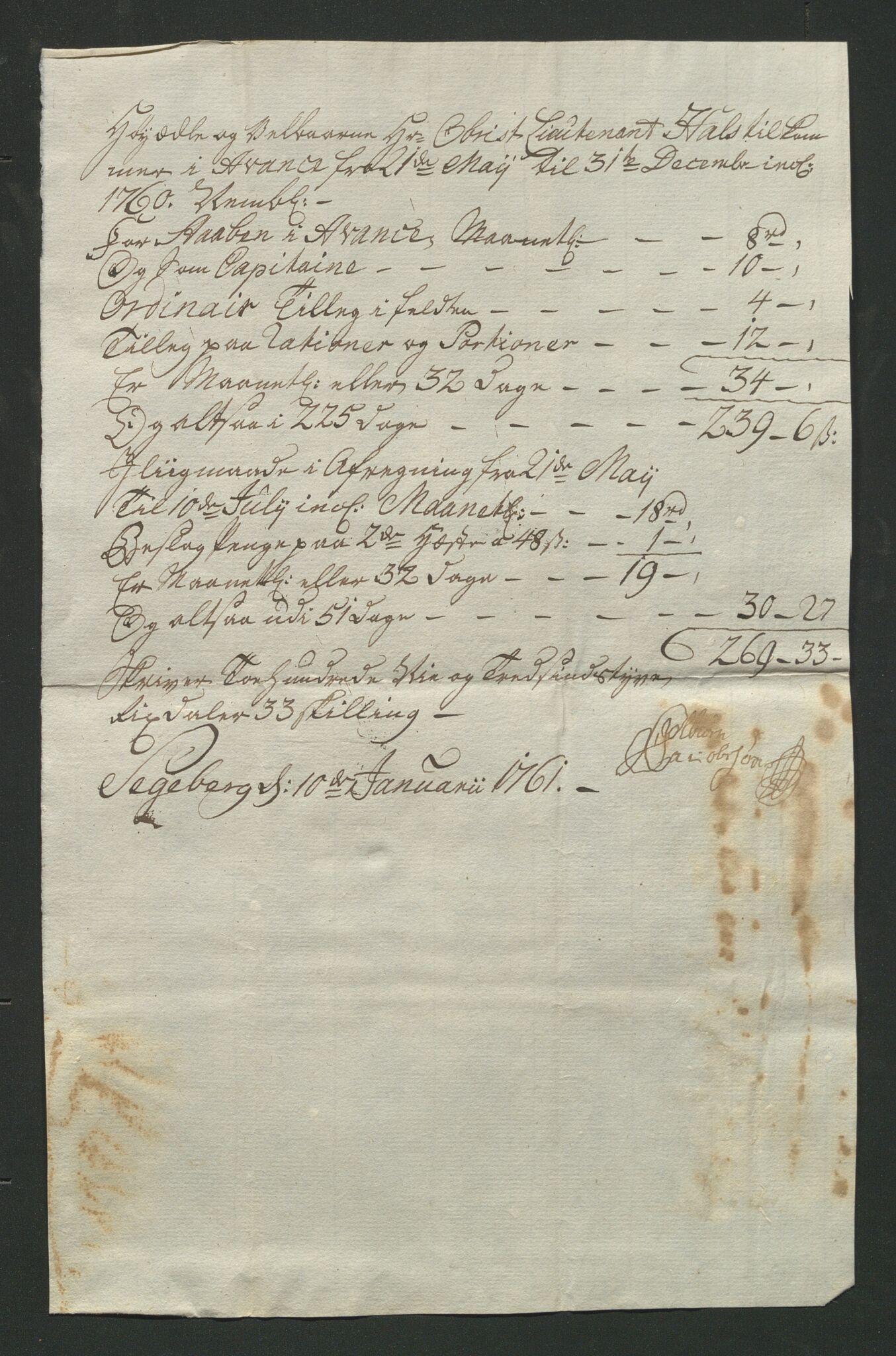 Åker i Vang, Hedmark, og familien Todderud, AV/SAH-ARK-010/J/Jc/L0002: Korrespondanse, 1753-1762, p. 360