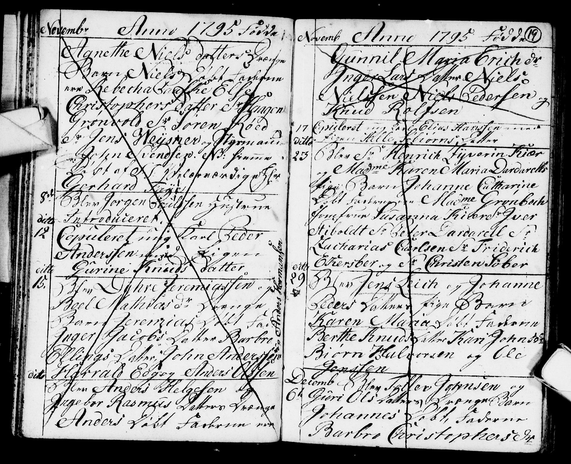 Strømsø kirkebøker, AV/SAKO-A-246/F/Fb/L0003: Parish register (official) no. II 3, 1793-1799, p. 19