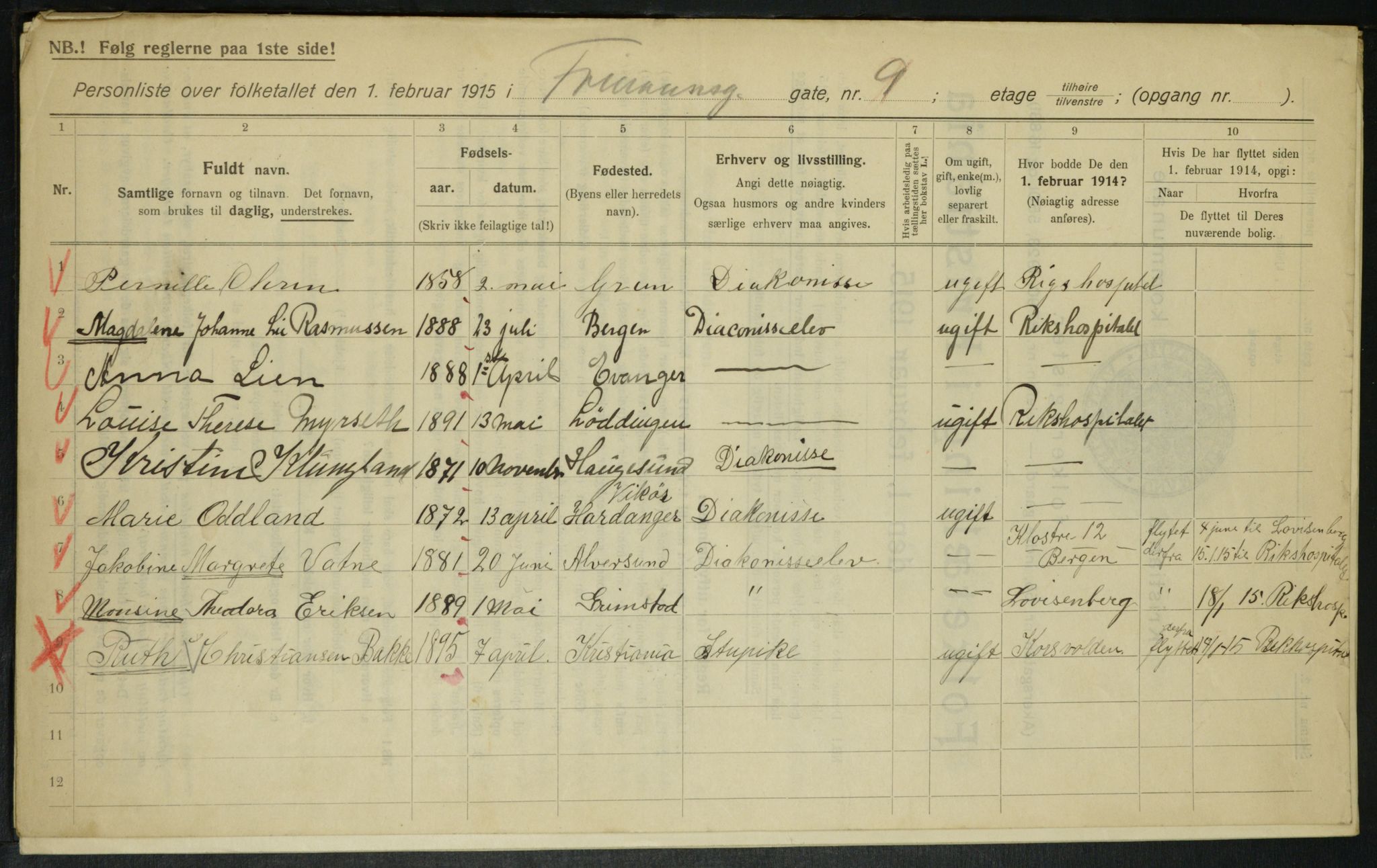 OBA, Municipal Census 1915 for Kristiania, 1915, p. 26529