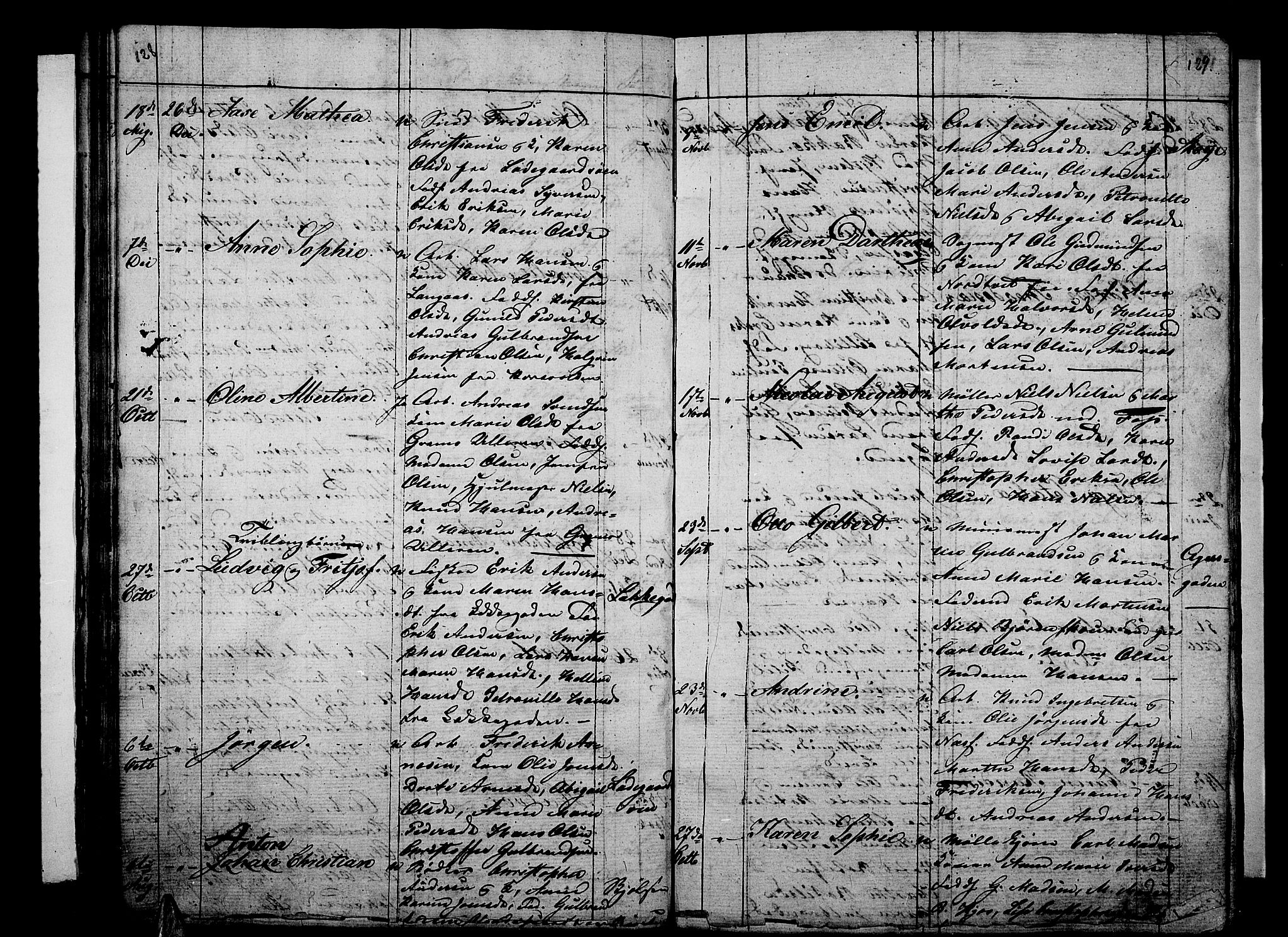 Aker prestekontor kirkebøker, AV/SAO-A-10861/G/L0007: Parish register (copy) no. 7, 1838-1846, p. 128-129