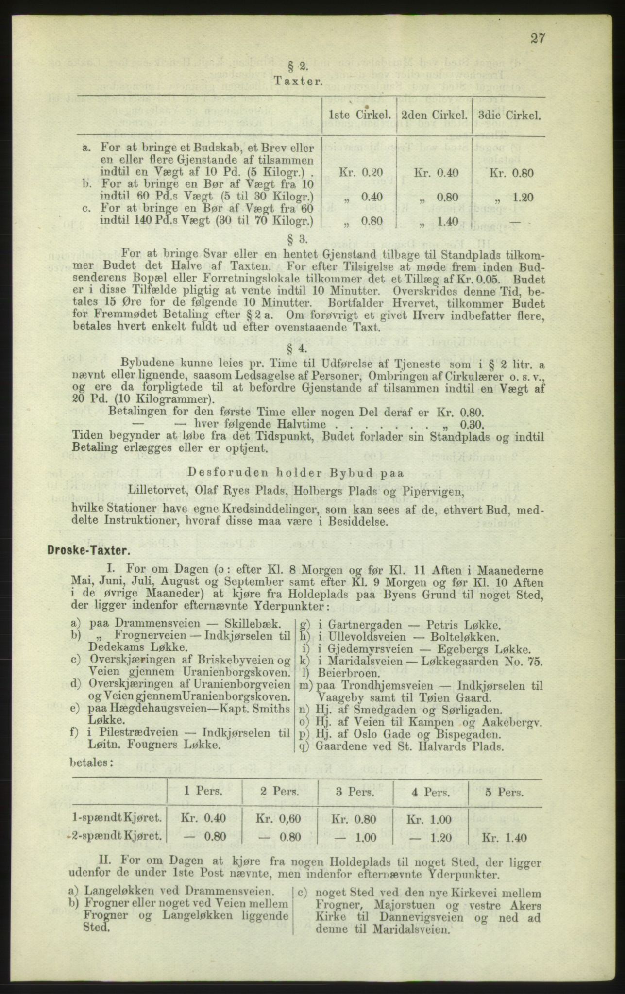 Kristiania/Oslo adressebok, PUBL/-, 1882, p. 27