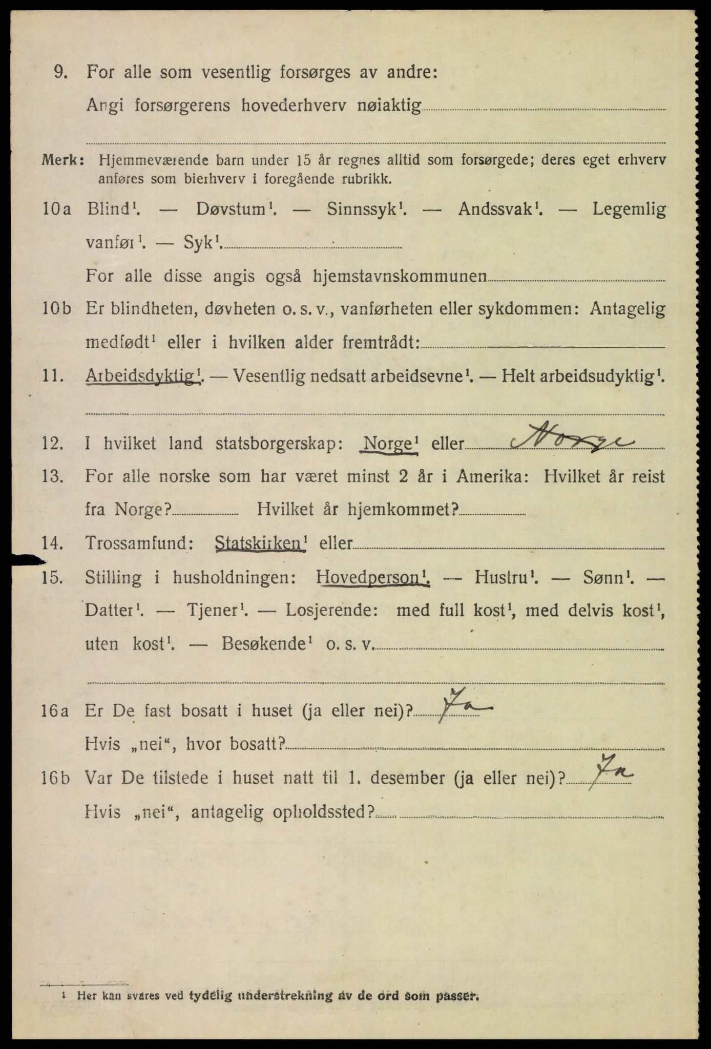 SAH, 1920 census for Brandval, 1920, p. 2127